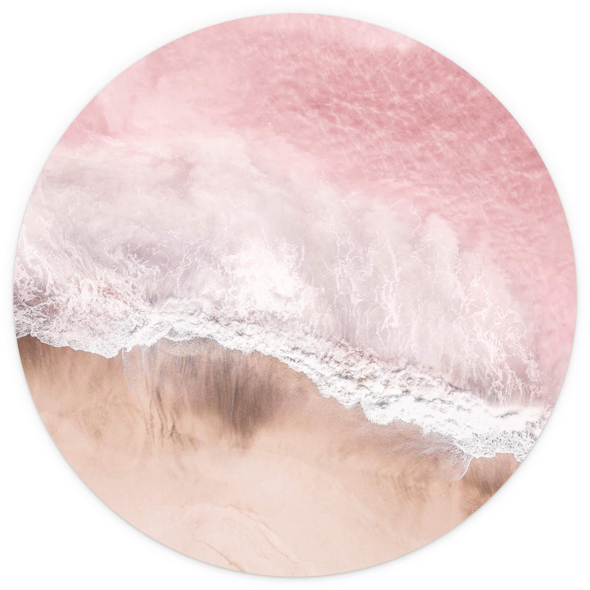 Behangcirkel Sisi & Seb - Pink Ocean - vliesbehang/zelfklevend vliesbehang
