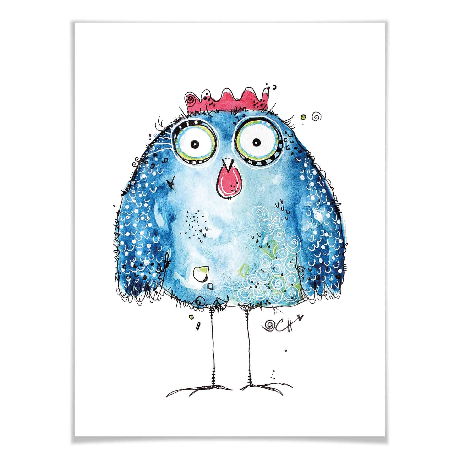 Póster Hagenmeyer - Gallina loca