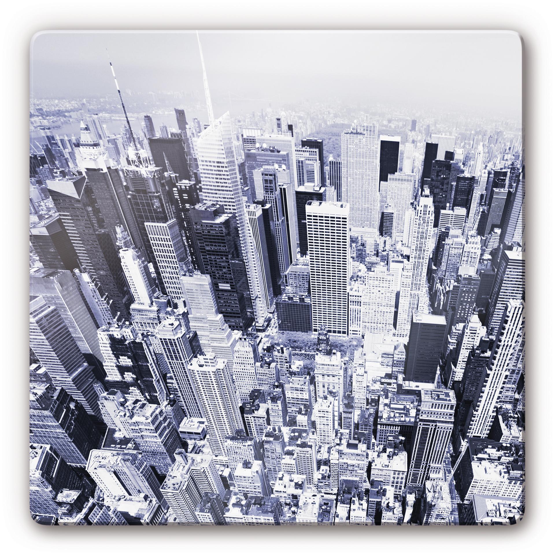 Tableau en verre - Manhattan vue aérienne
