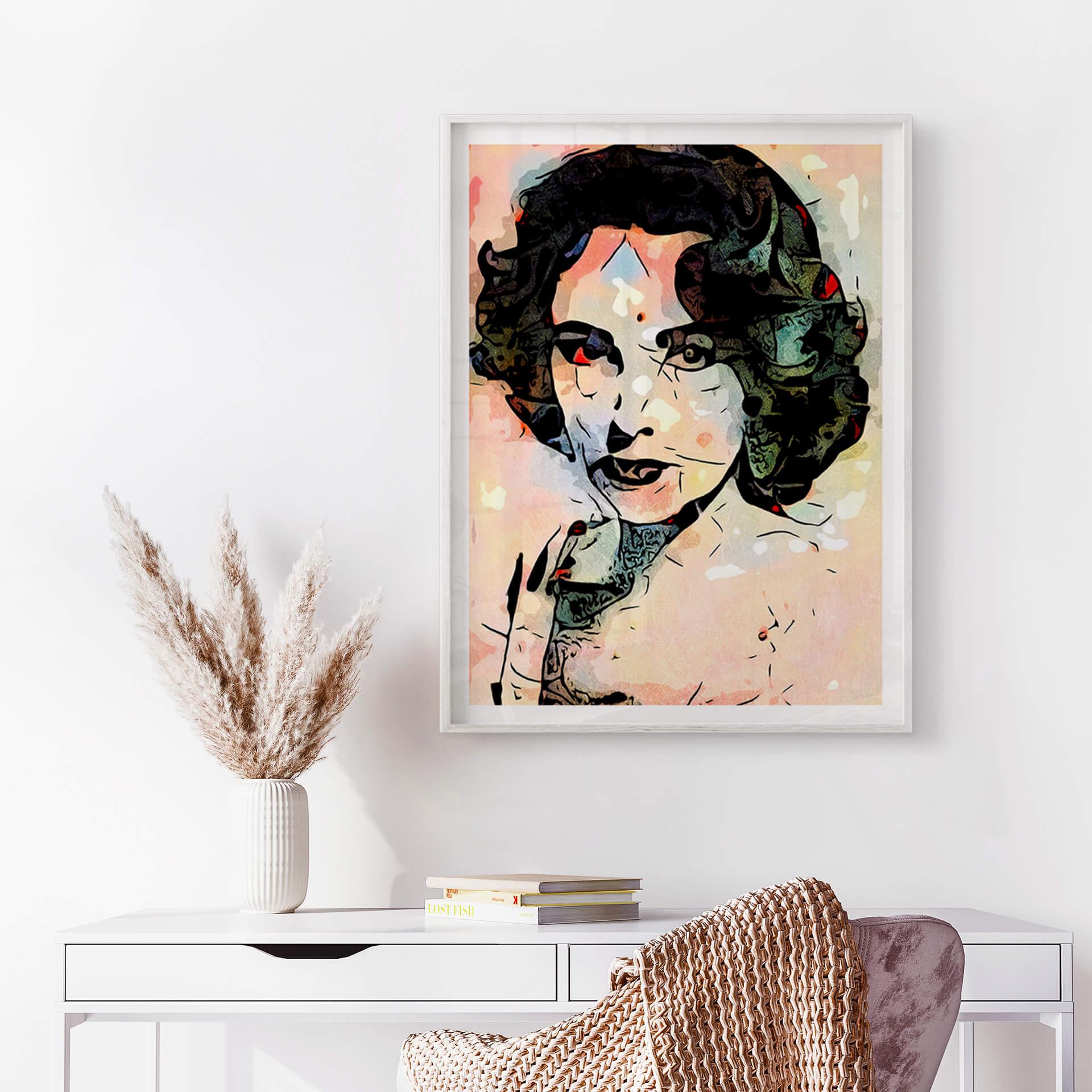 Plakat Zamart - Hołd dla Miro - Liz Taylor