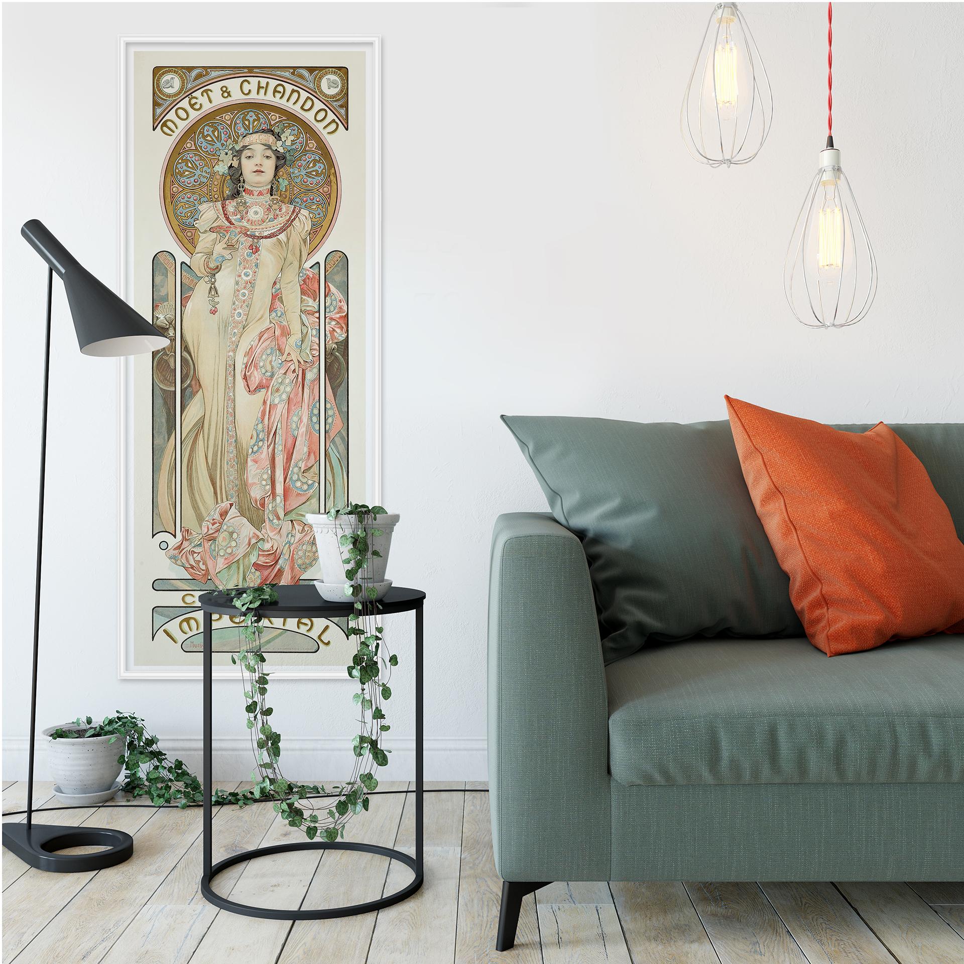 Wallprint Mucha - Moët and Chandon: Dry Imperial - Panorama