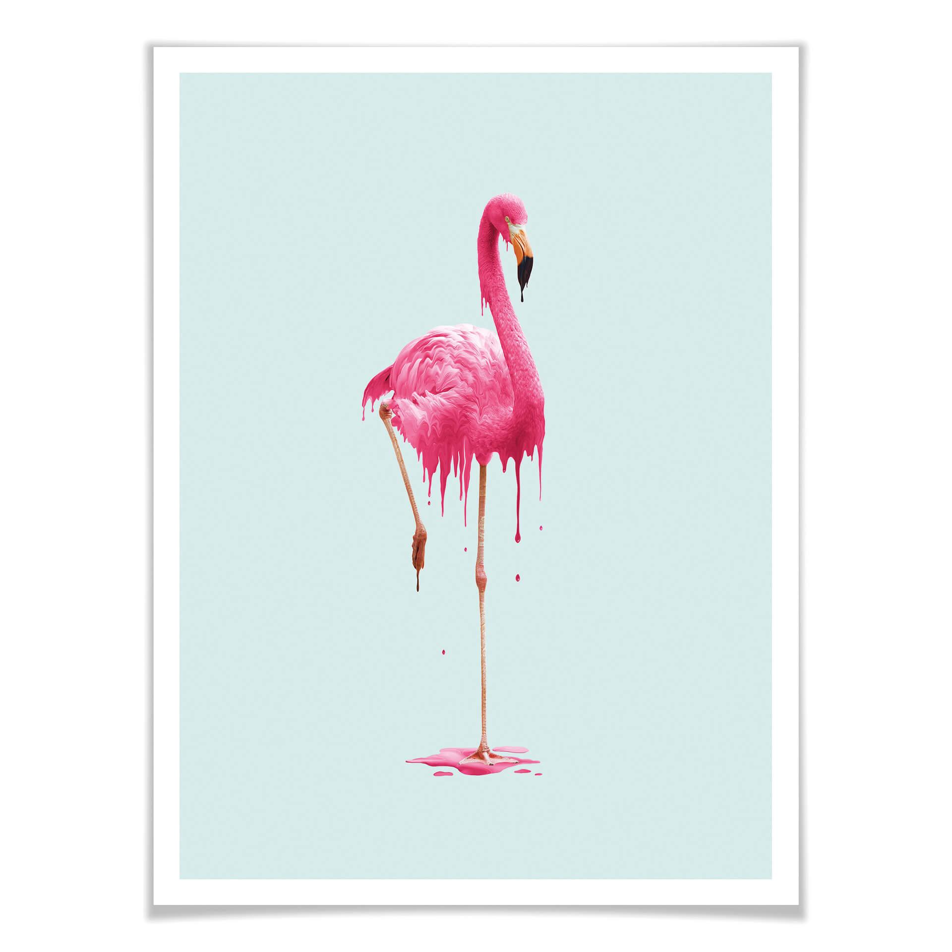 Plakat Loose - Melting Flamingo