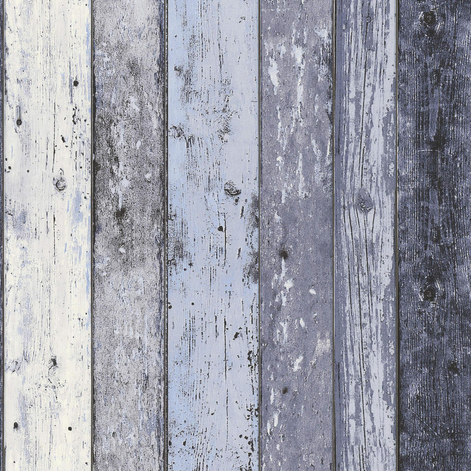 A.S. Création behang Best of Wood`n Stone 2nd Edition blauw