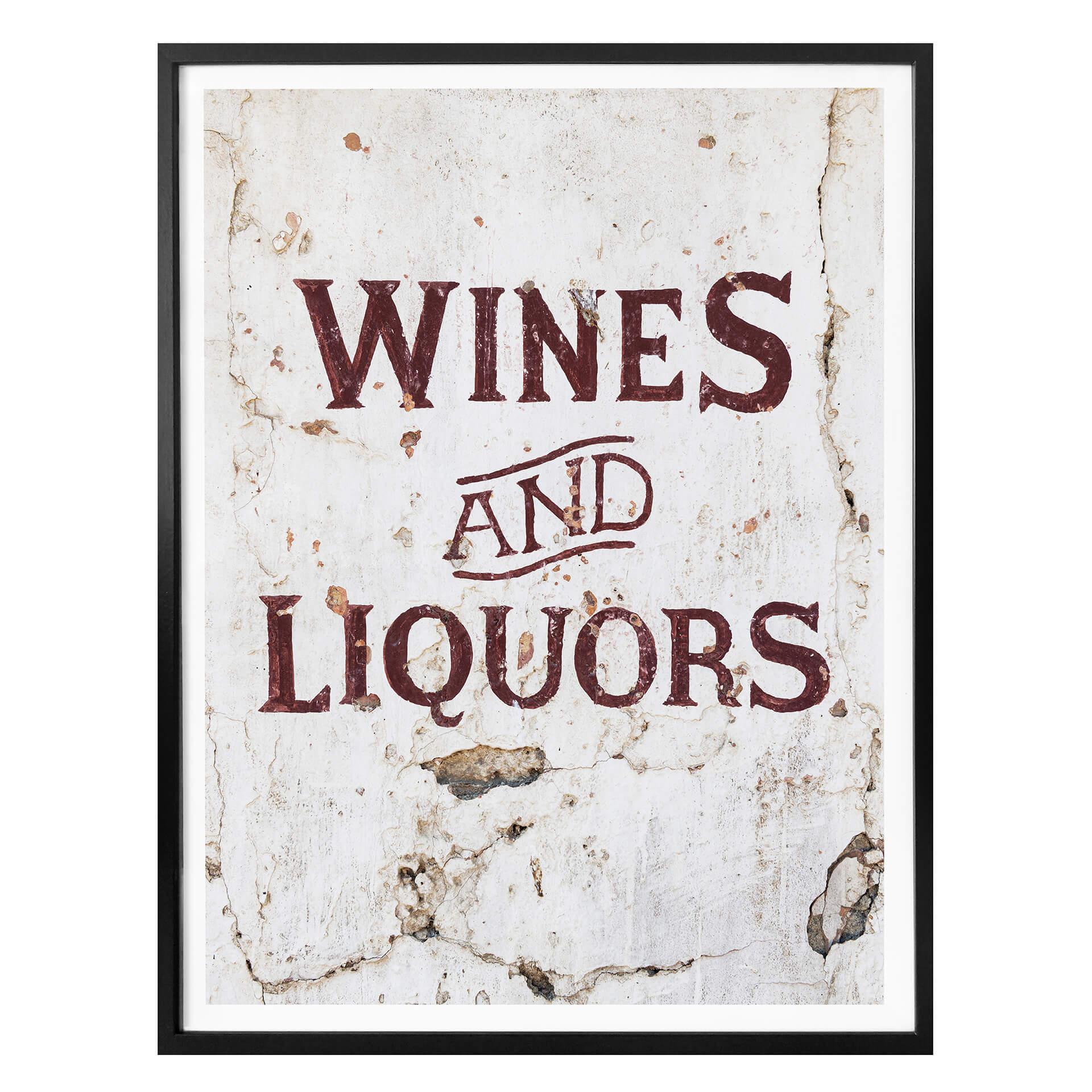 Plakat - Hugonnard - Wines and Liquors
