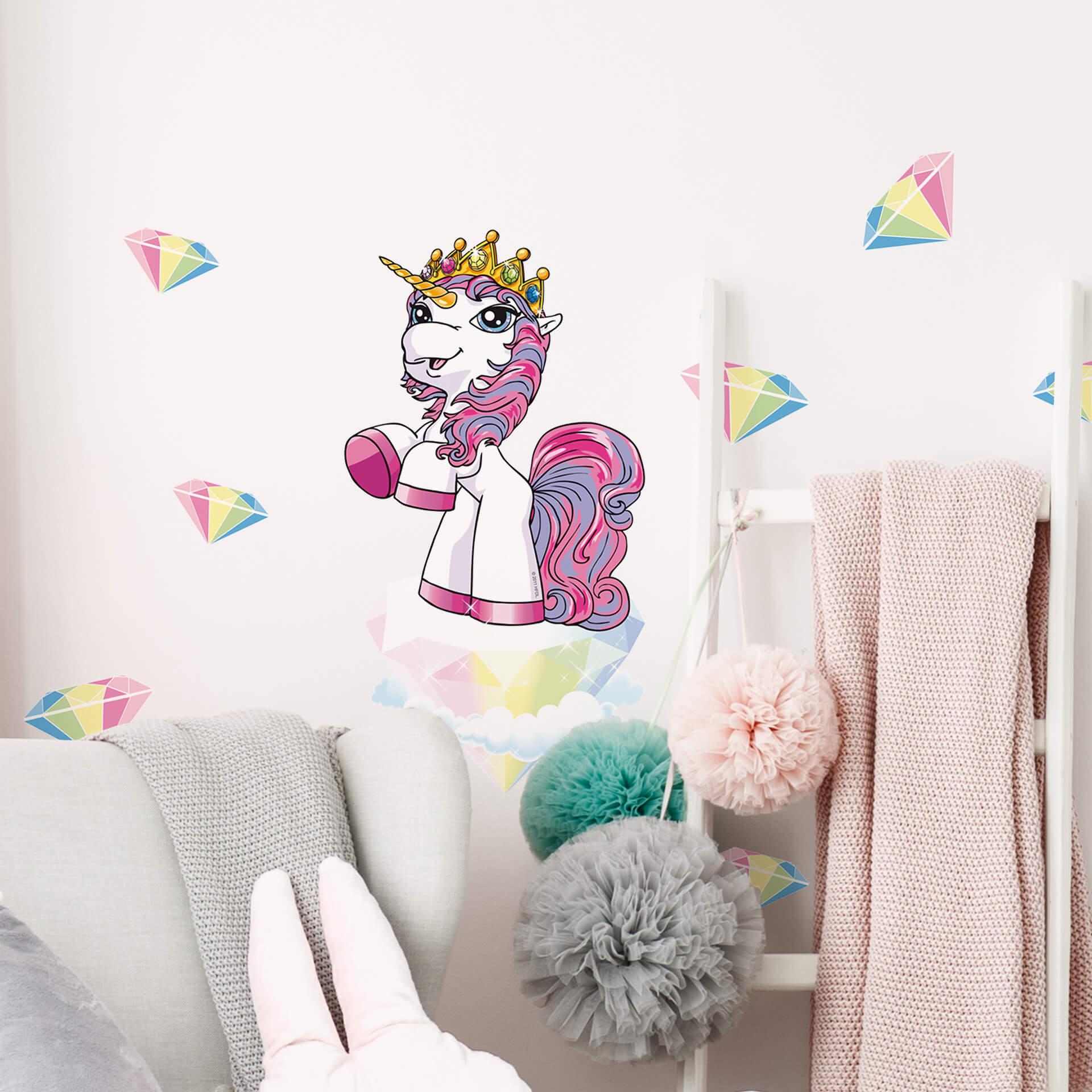 Wallsticker Filly Unicorn Special Princess Sparkle