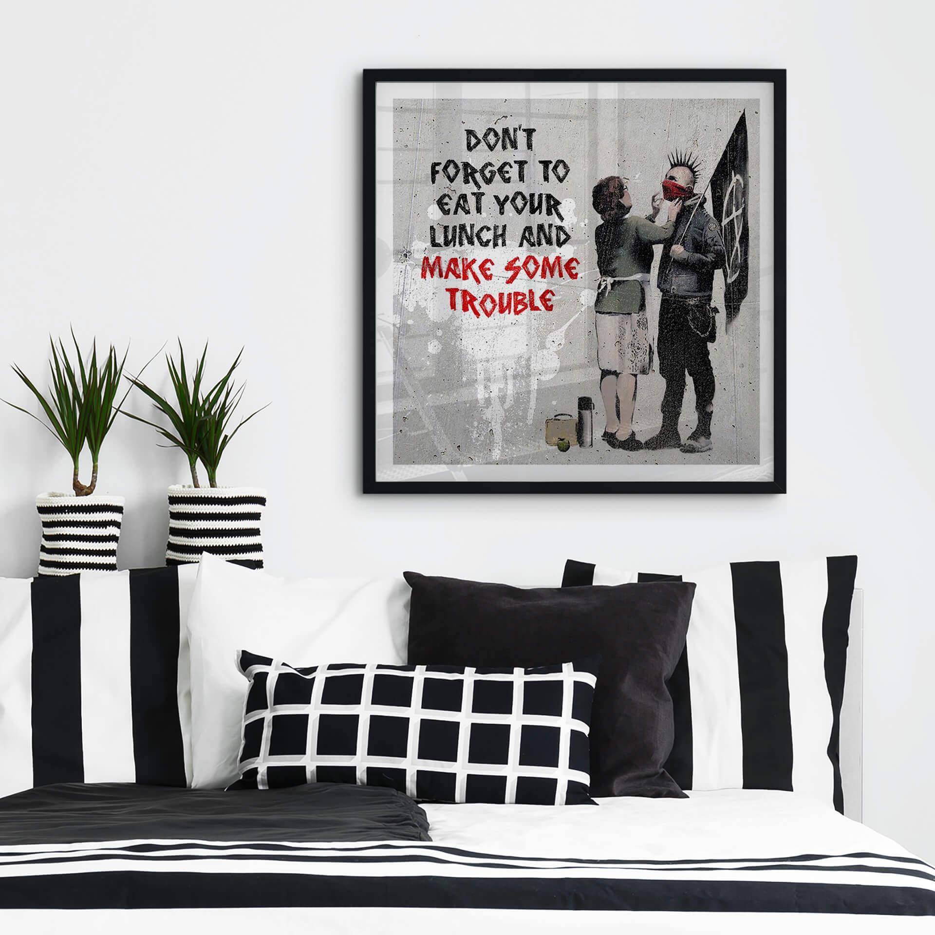 Poster Banksy - Make Some Trouble