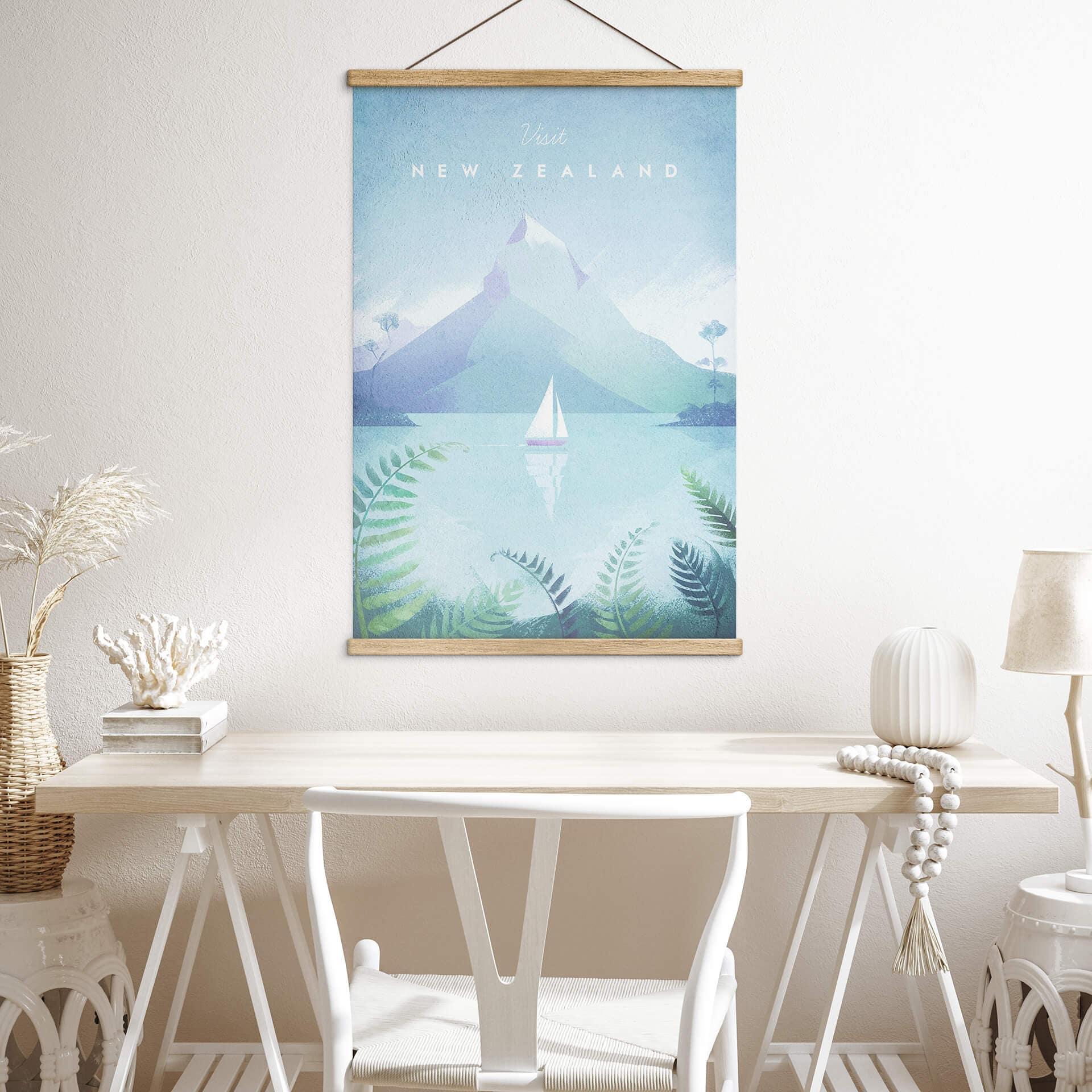 Tekstil plakat Rivers - New Zealand