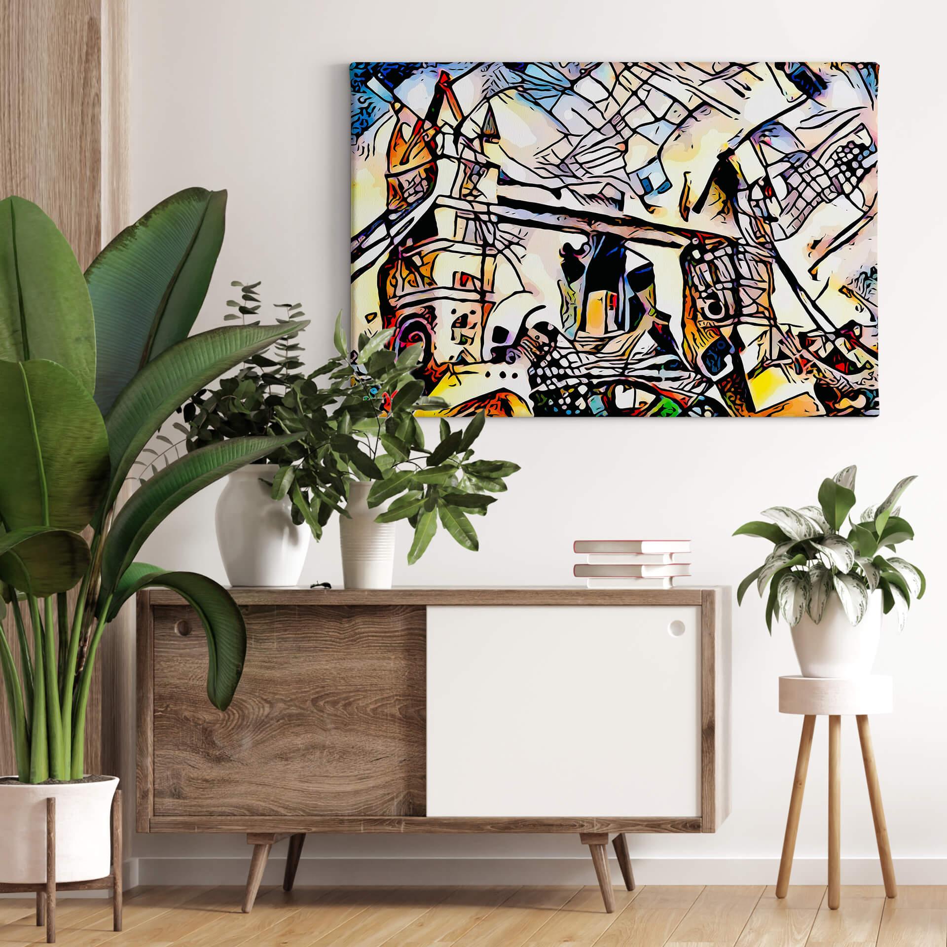 Leinwandbild Zamart - Kandinsky trifft London