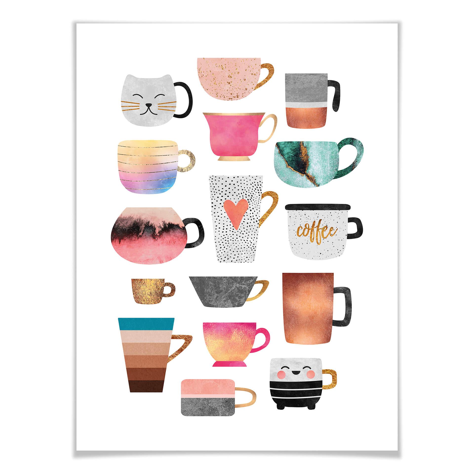 Frederiksson Plakat - Coffee Cups