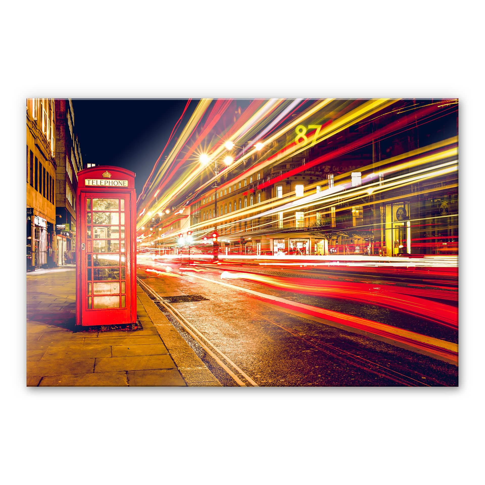 Tableau en verre acrylique - London City Lights