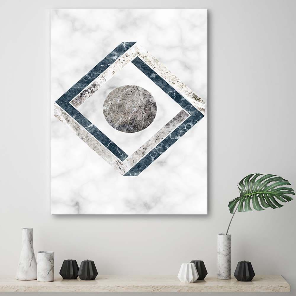 Canvasbillede, abstrakt geometri