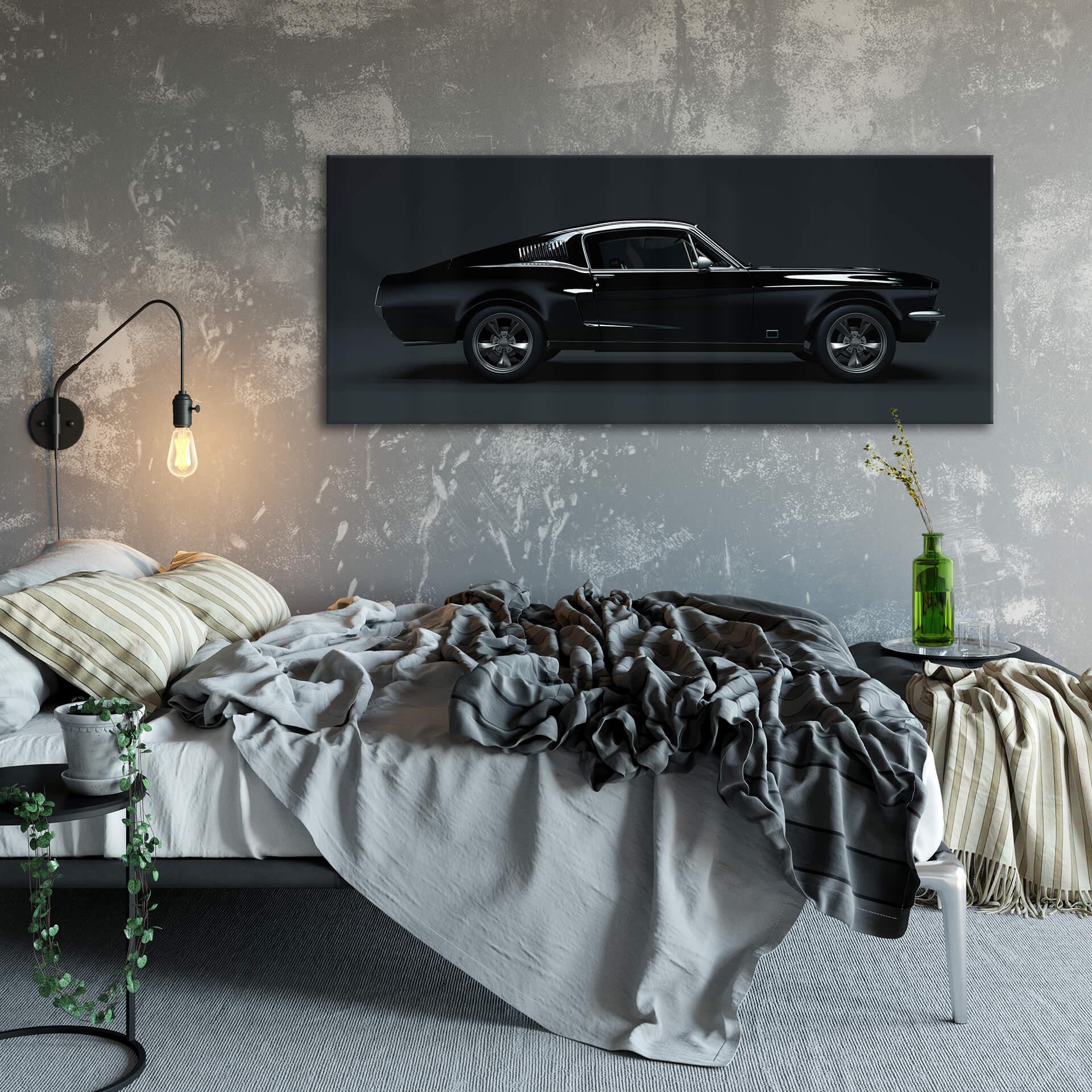 Akrylbillede - Muscle Car - Panorama