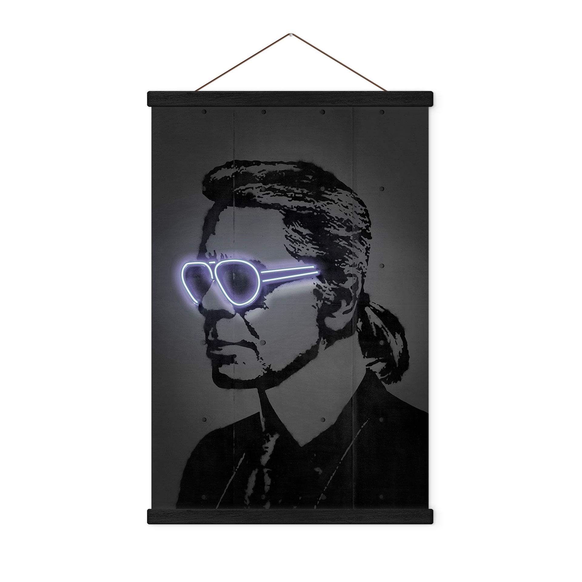 Tekstil plakat Karl Lagerfeld - Mielu