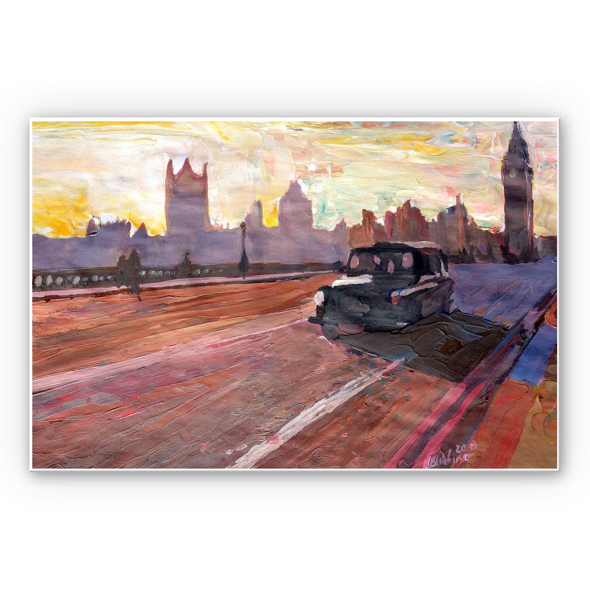 Tableau Forex - Bleichner - Londres au crépuscule