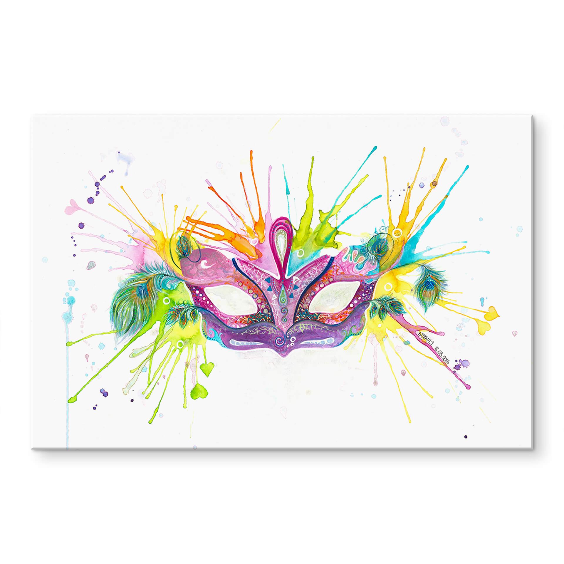Akrylbillede Buttafly - Mardi Gras