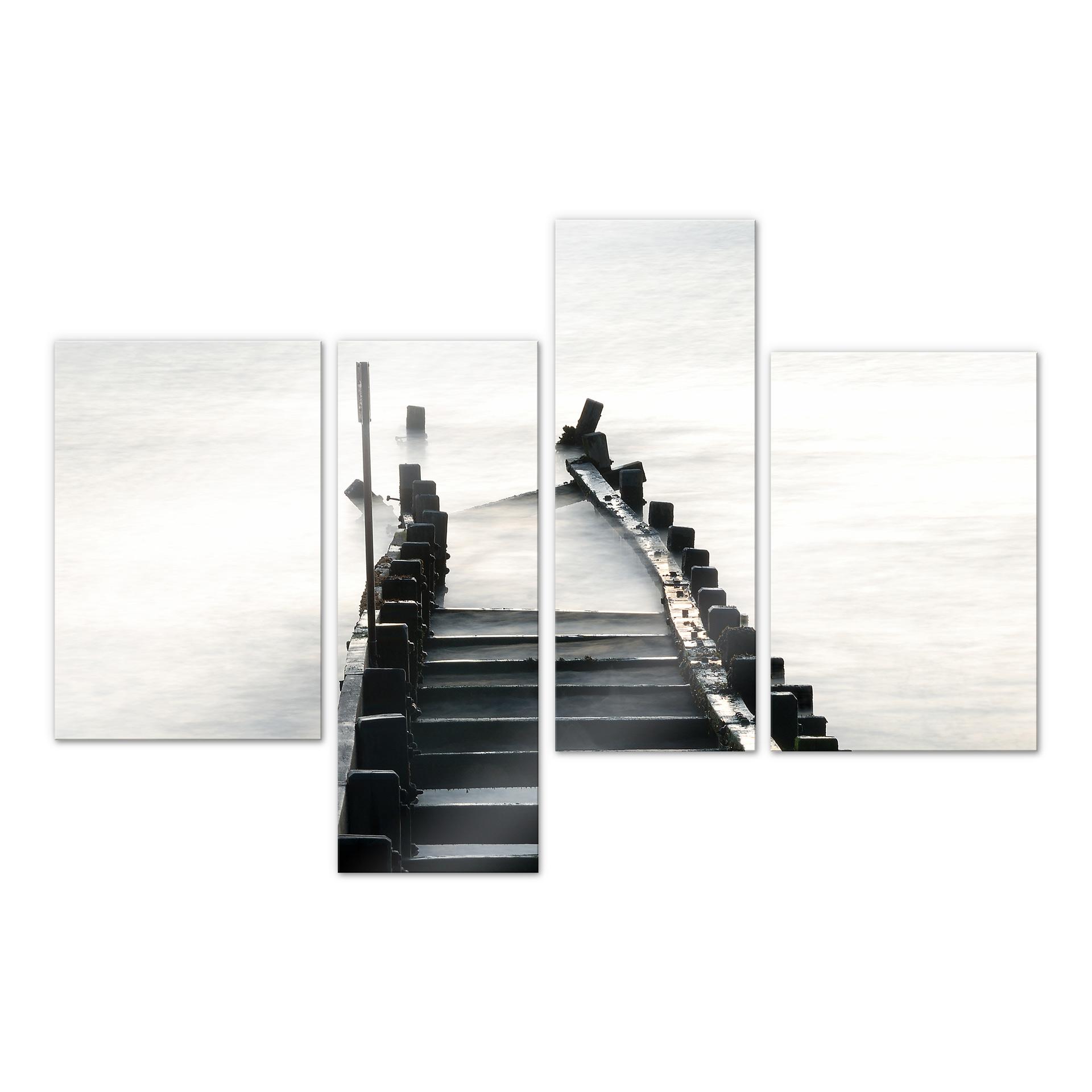 Akrylbillede Way to nowhere 01 (4-delt)