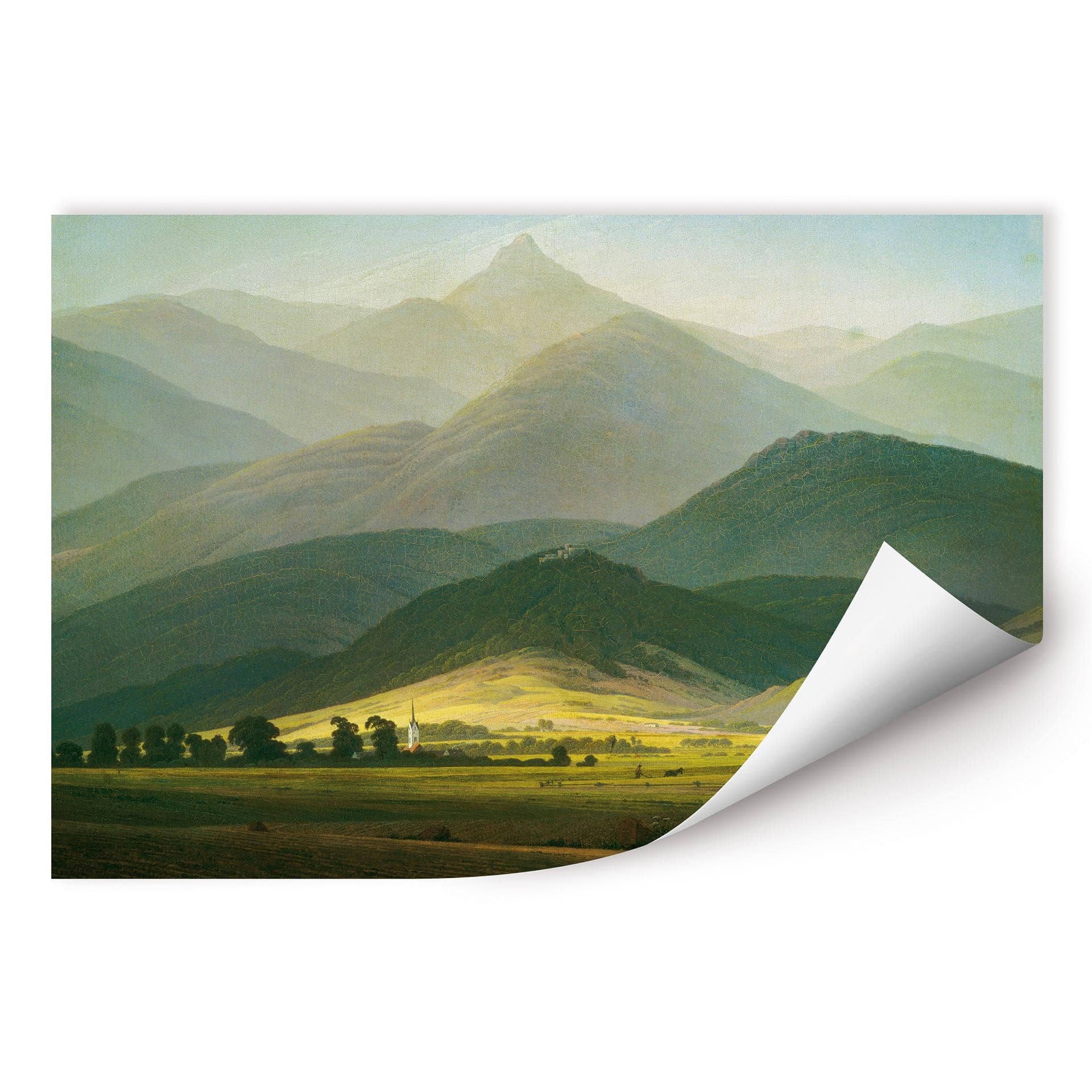 Wallprint Friedrich - Berglandschaft