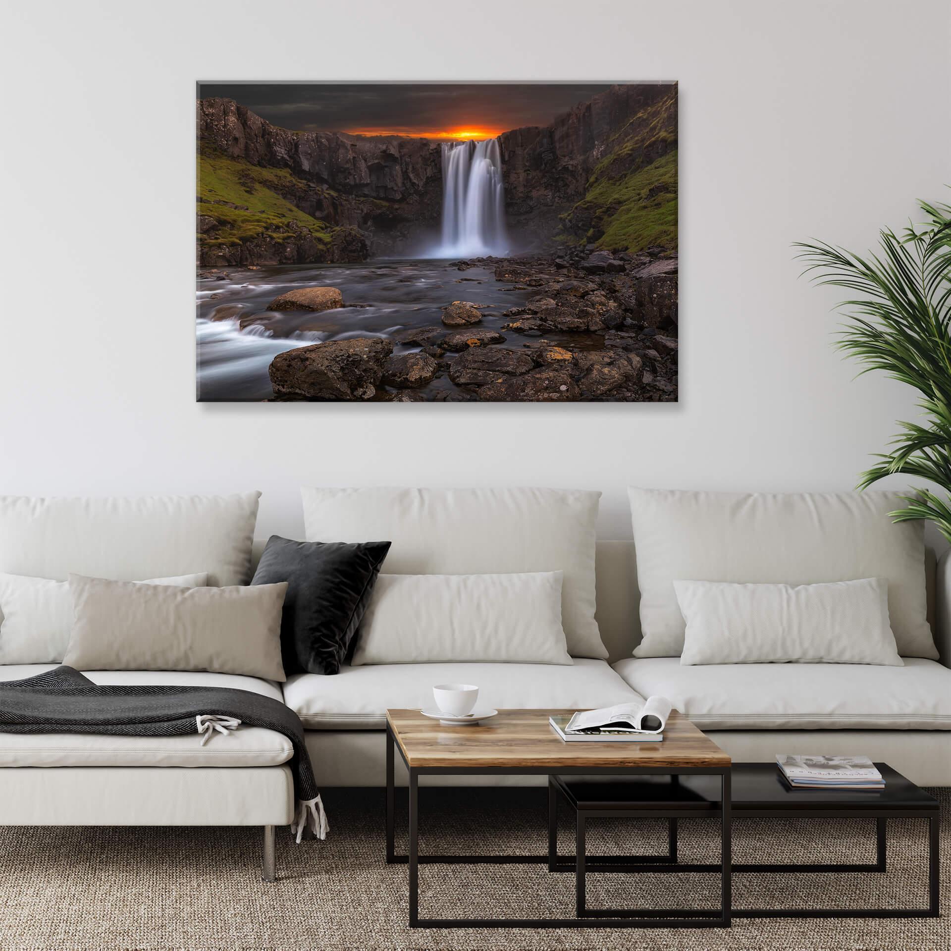 Leinwandbild Cuadrado - Stream