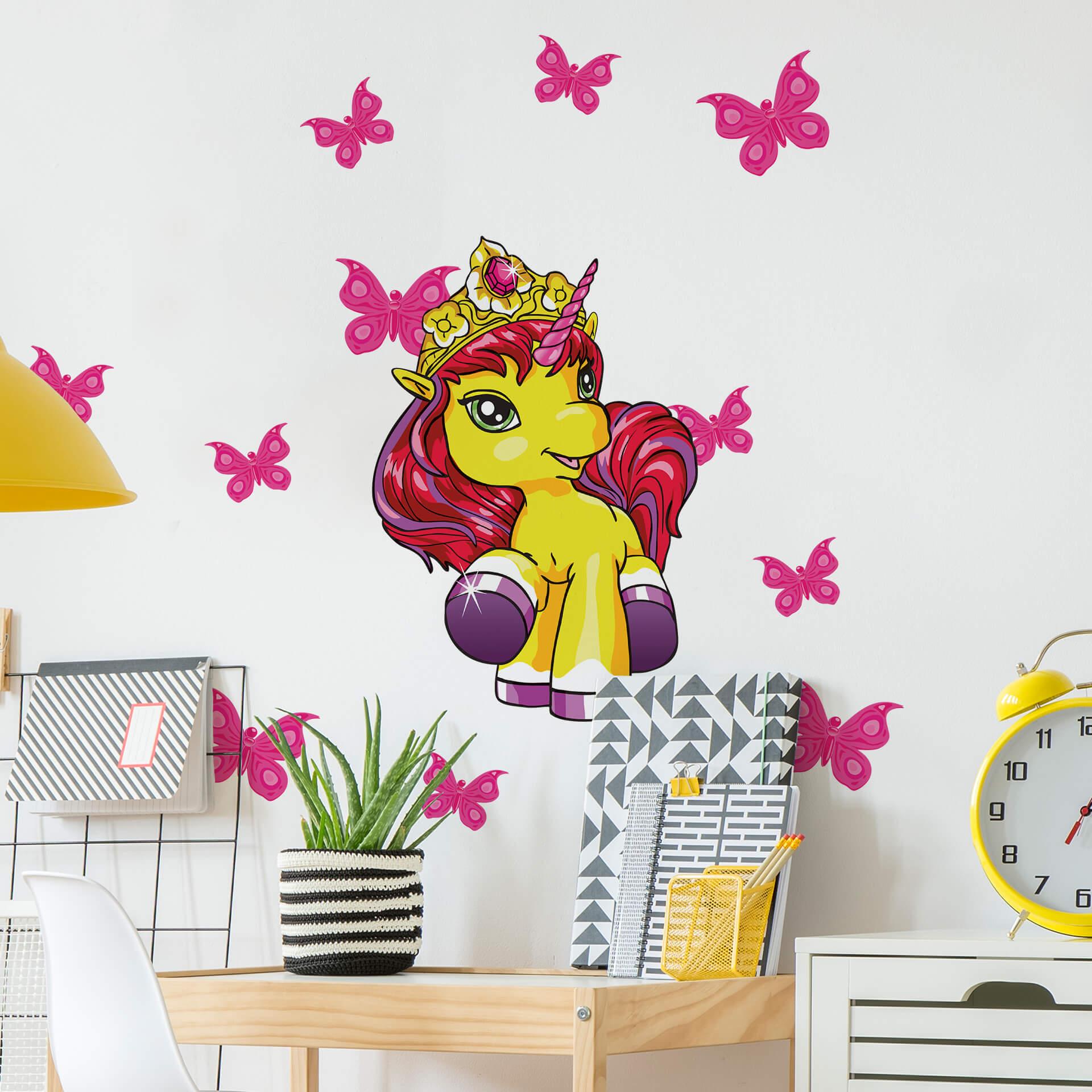 Wallsticker Filly Unicorn Beauty Iris