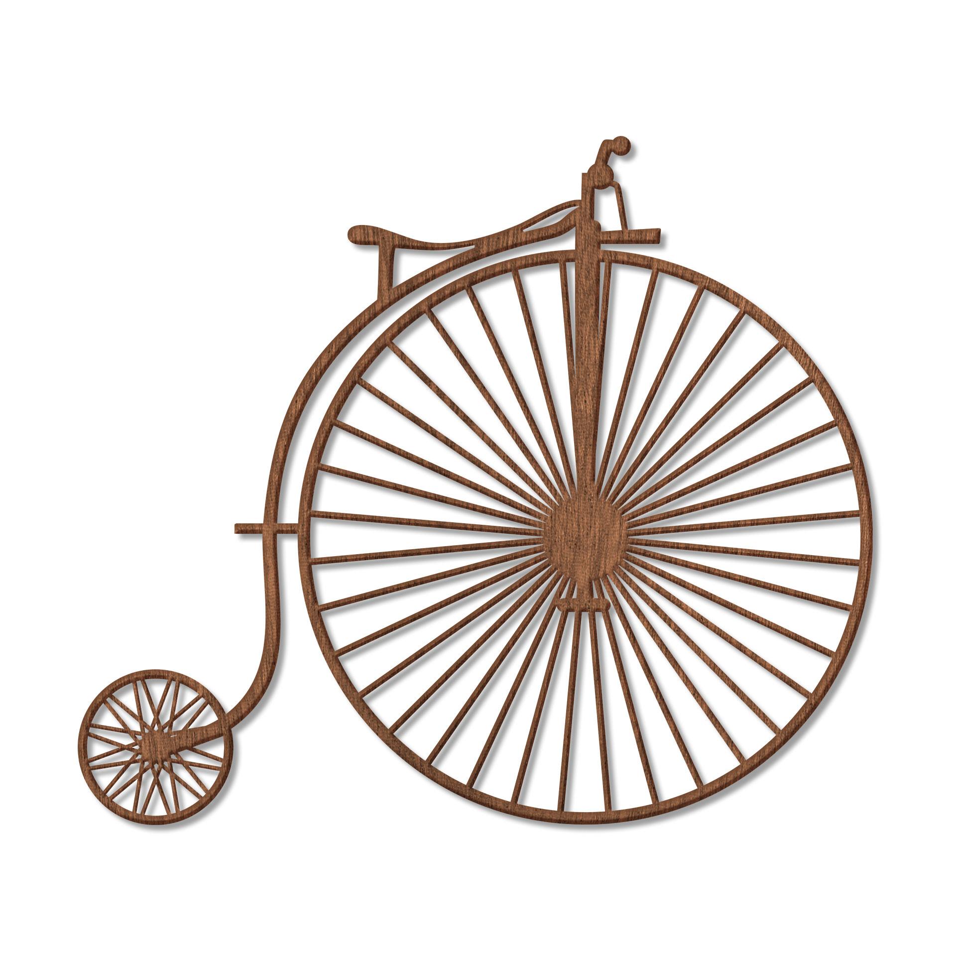Decoro in legno – Bicicletta vintage