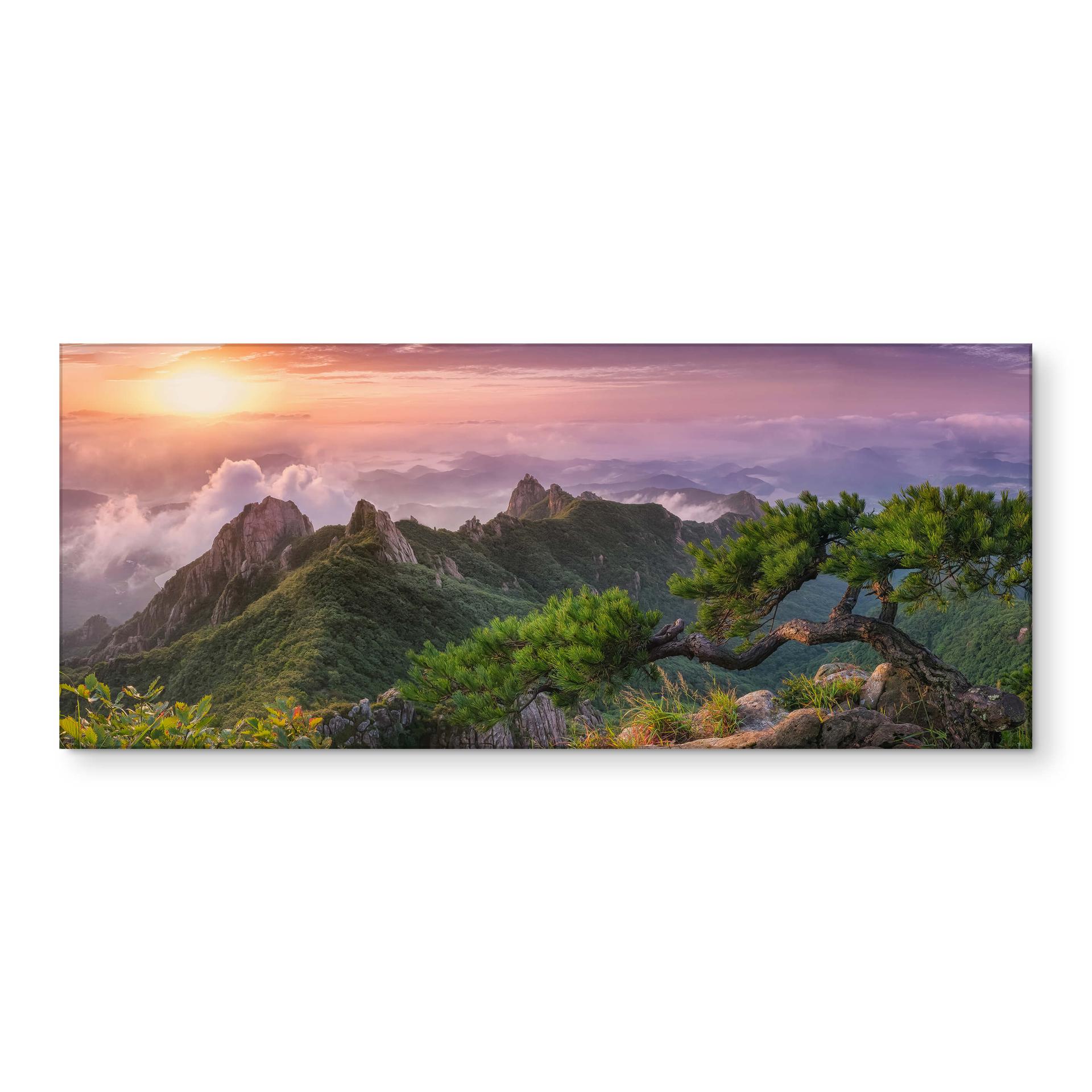 Küchenrückwand Seo - Grüne Berglandschaft