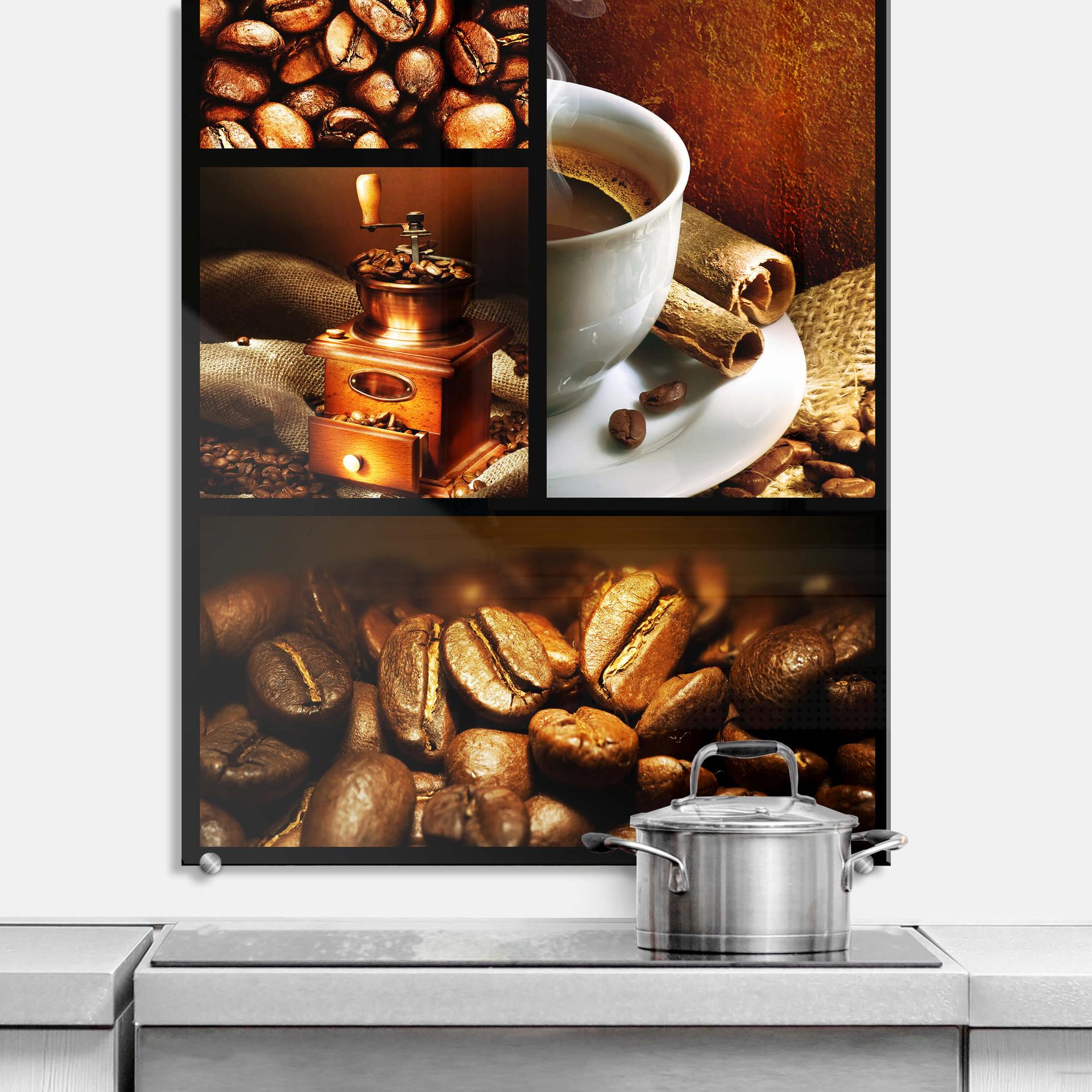 Stænkplade - Enjoy Coffee - Højkant