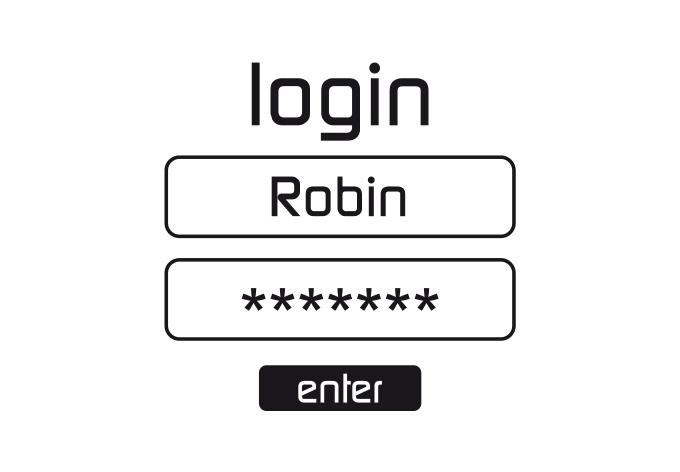Wandtattoo + Name Login