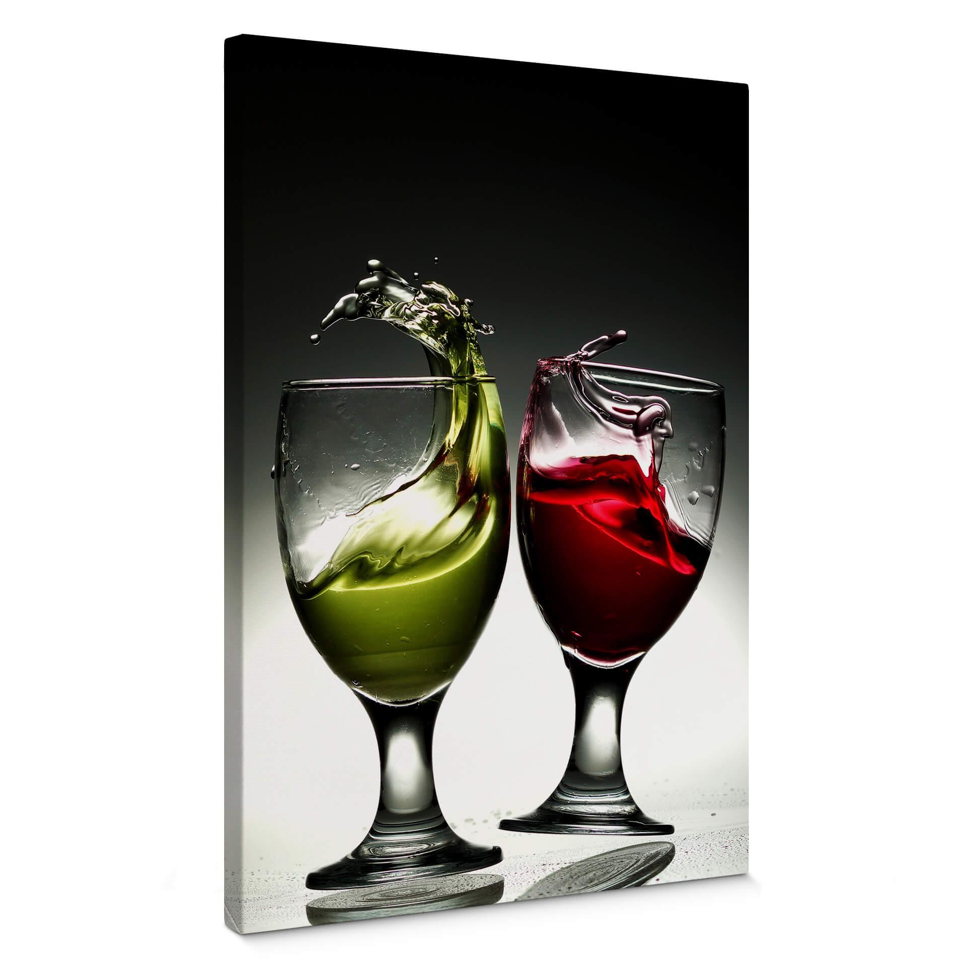Canvasbillede - Lukman - Dancing Glasses