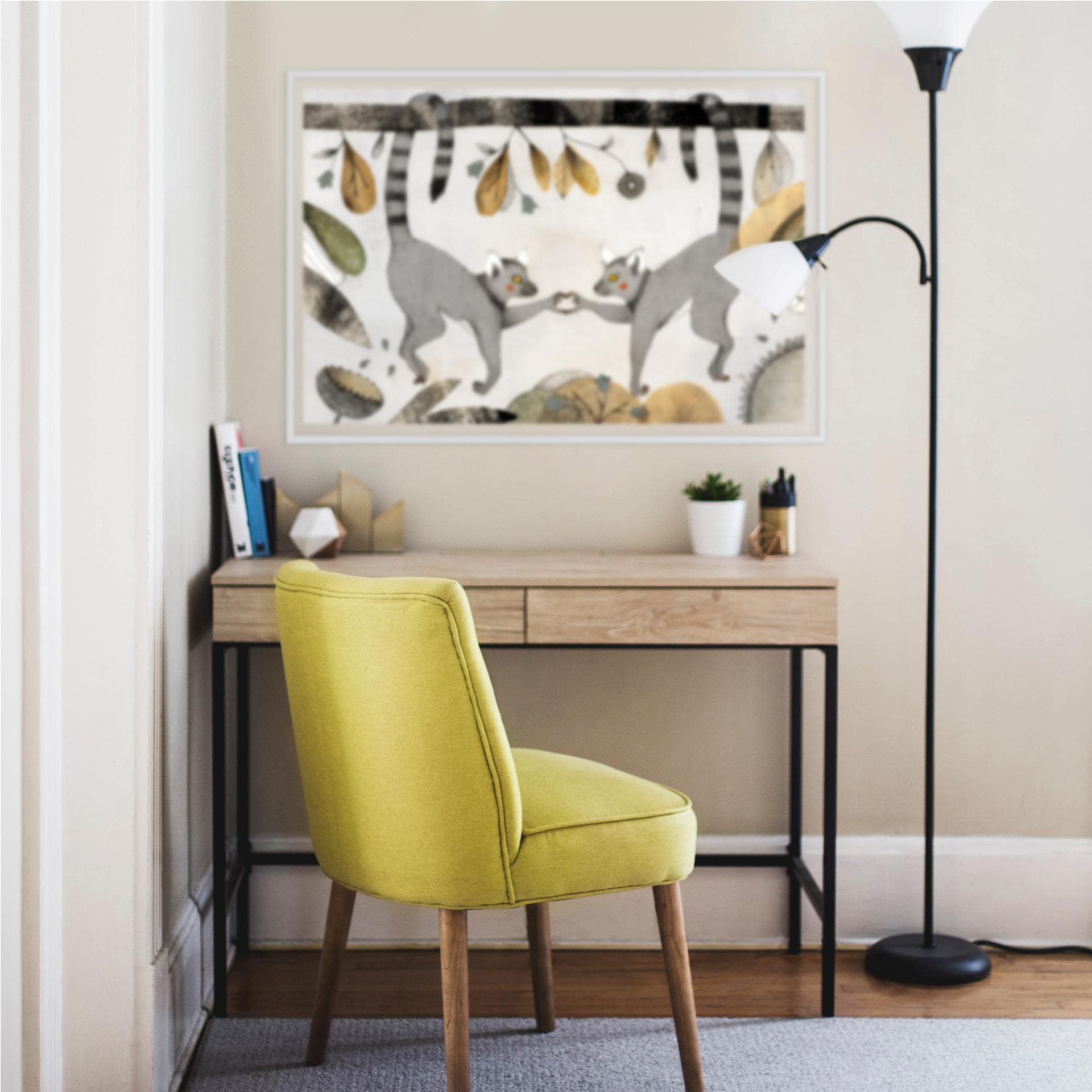 Wallprint Loske - Kattas in Love