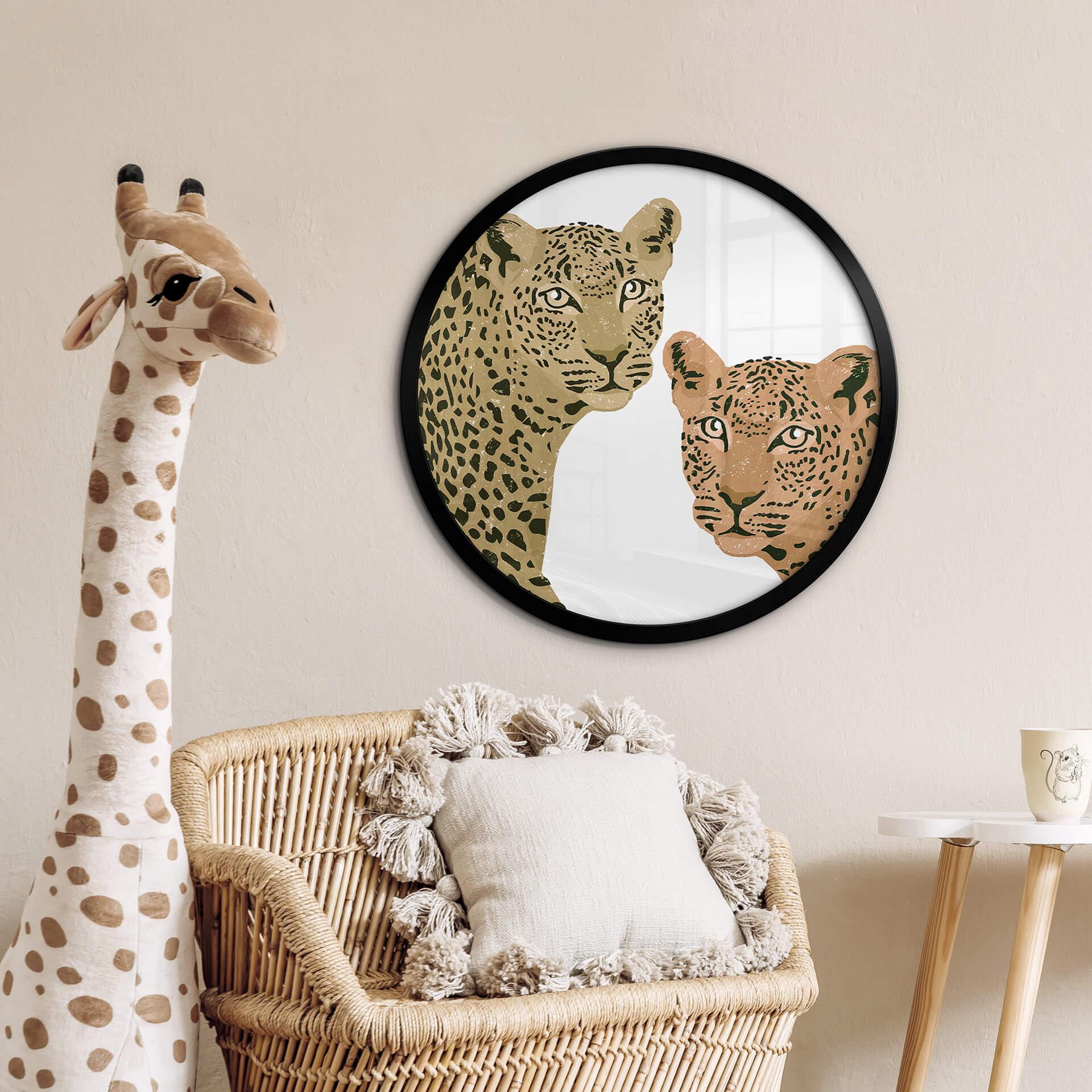 Póster Goed Blauw - Los Leopardos - Redondo