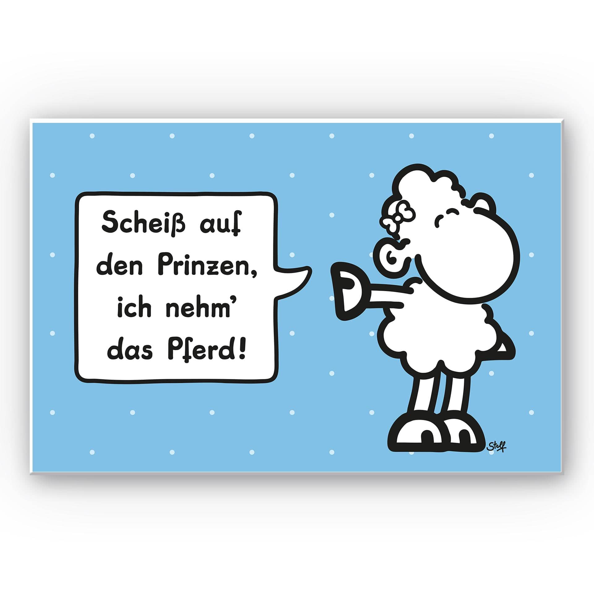 Wandbild sheepworld Worthelden Prinz