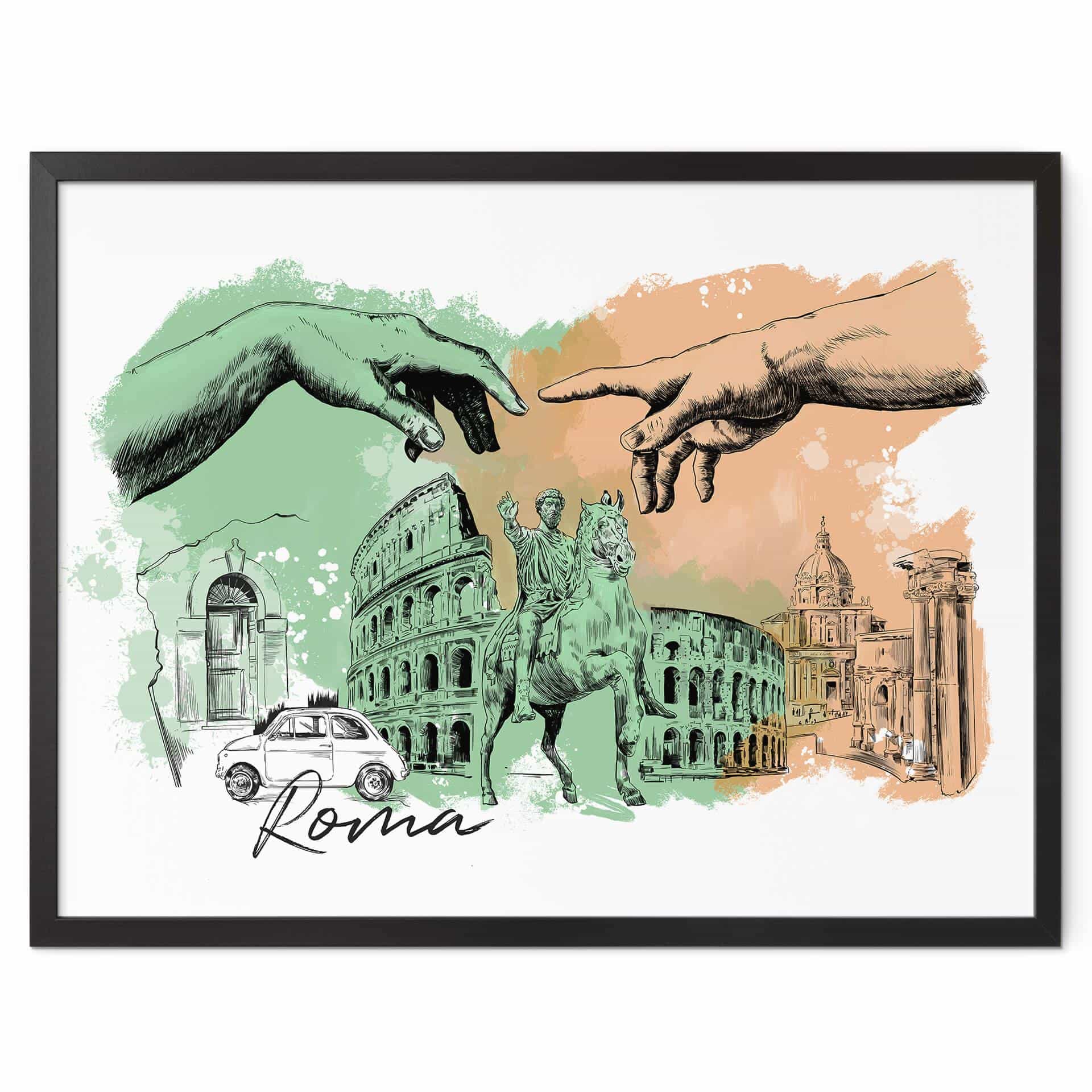 Poster Love your City - Roma
