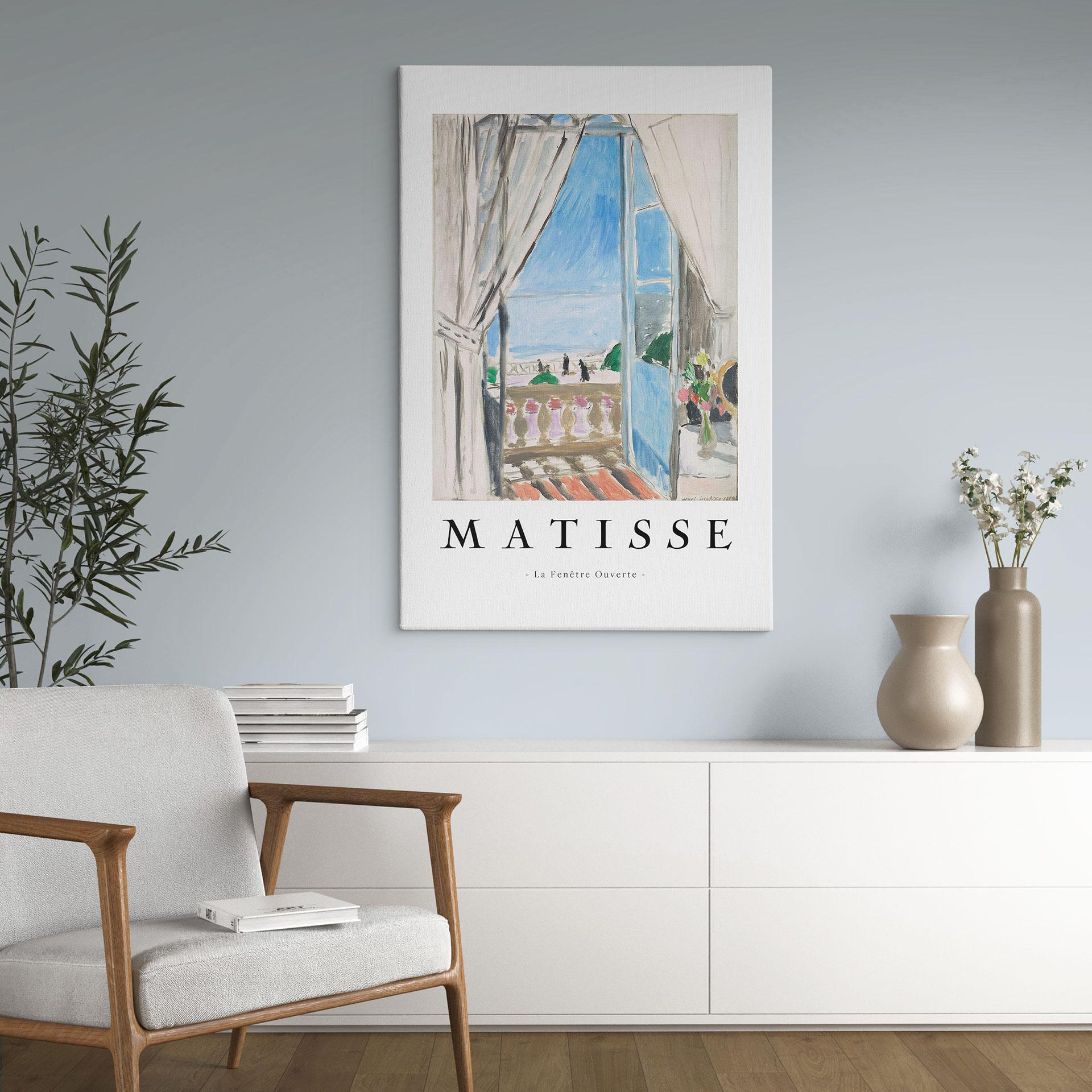 Canvasbillede La Fenêtre Ouverte - Matisse