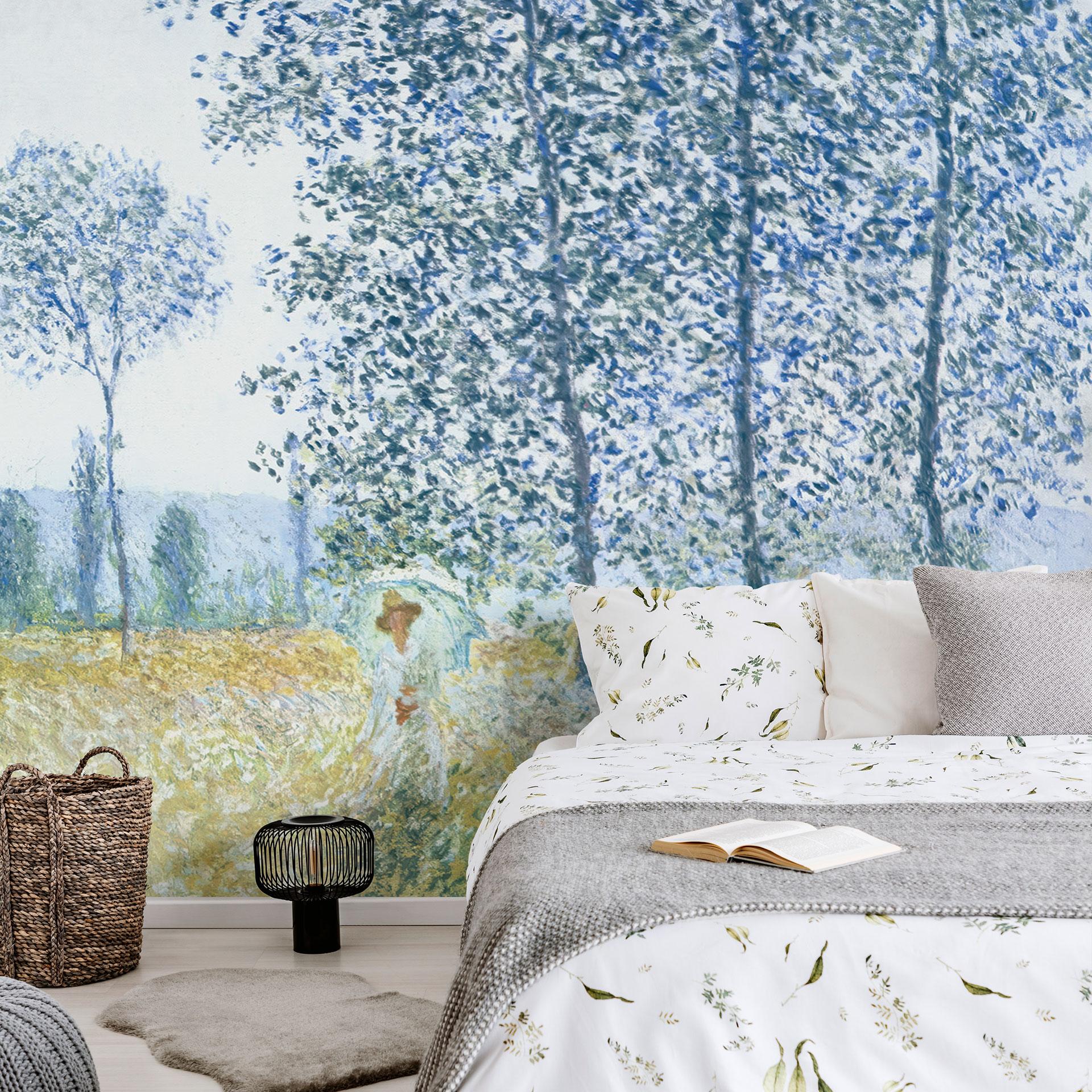 Fototapet Monet - Marker om foråret