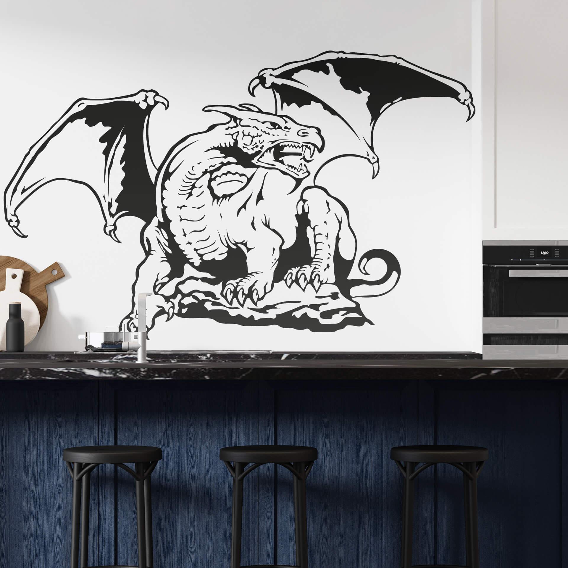 Wallsticker - Eventyr Dragen