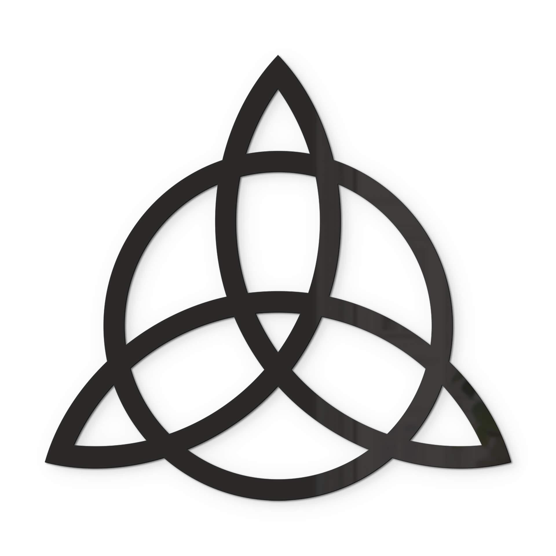 Decoro in acrilico - Triquetra