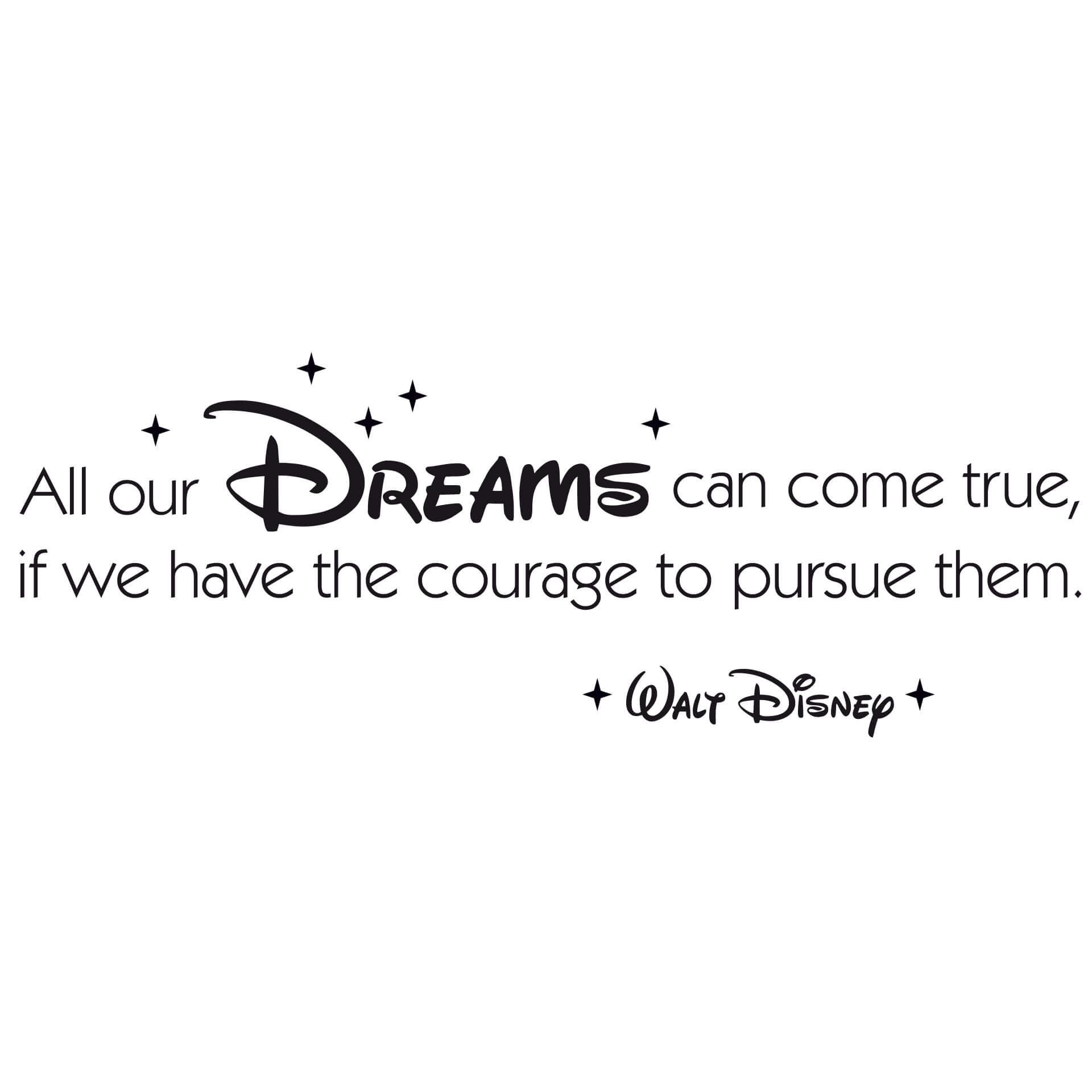 Wallsticker All our dreams can come true...