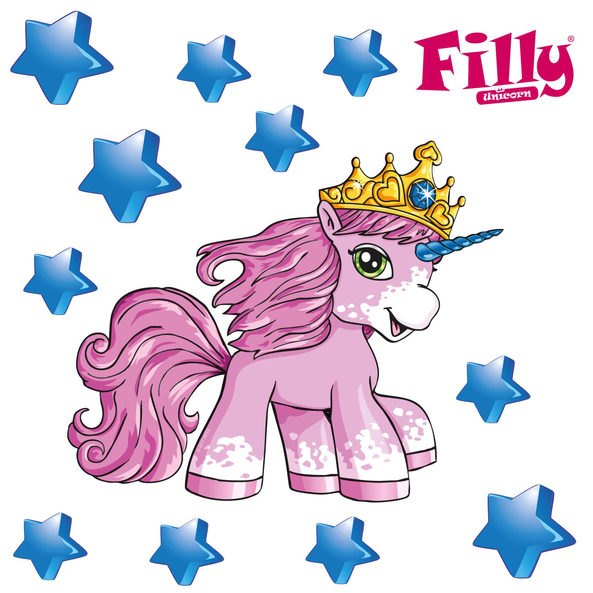 Muursticker Filly Unicorn - Dreams Luna