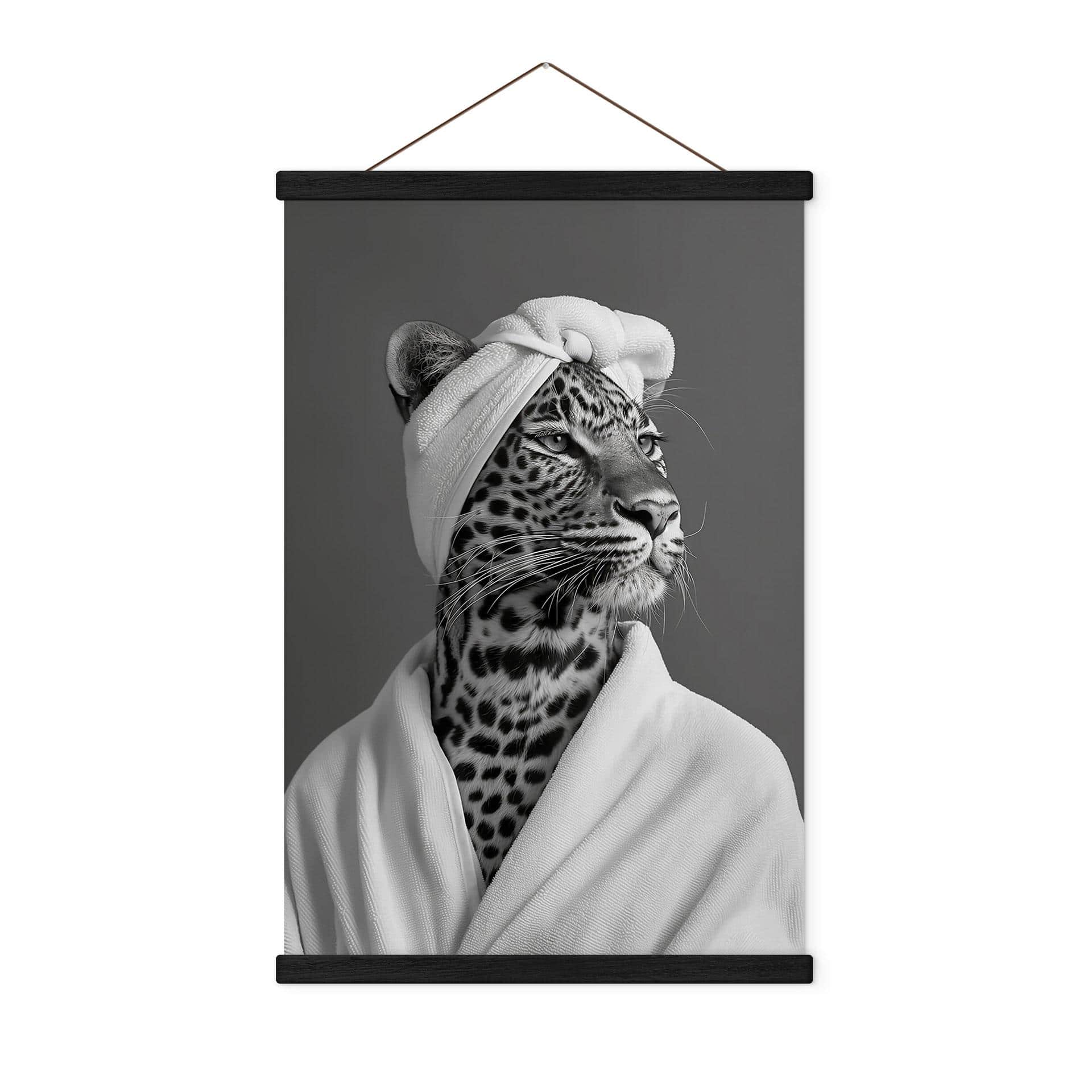 Royale spa time-out Tekstil plakat med leopard - Rahner