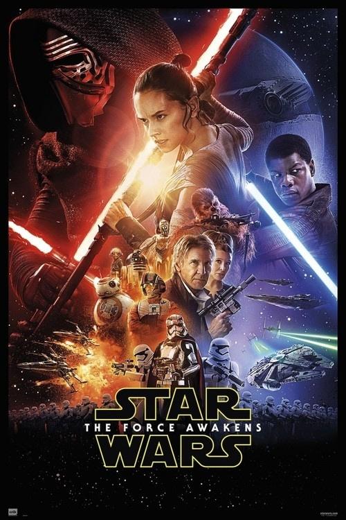 Poster, film poster Star Wars VII 61x91,5 cm