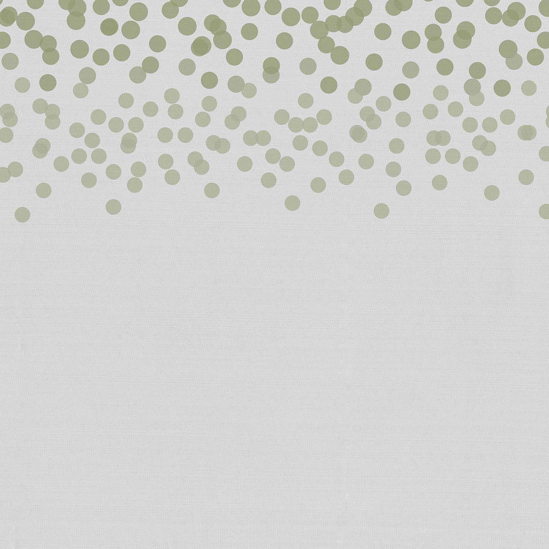 FallingDots1 design behang in grijs groen - vliesbehang Designwalls 2 - 2,55 x 3,5 m