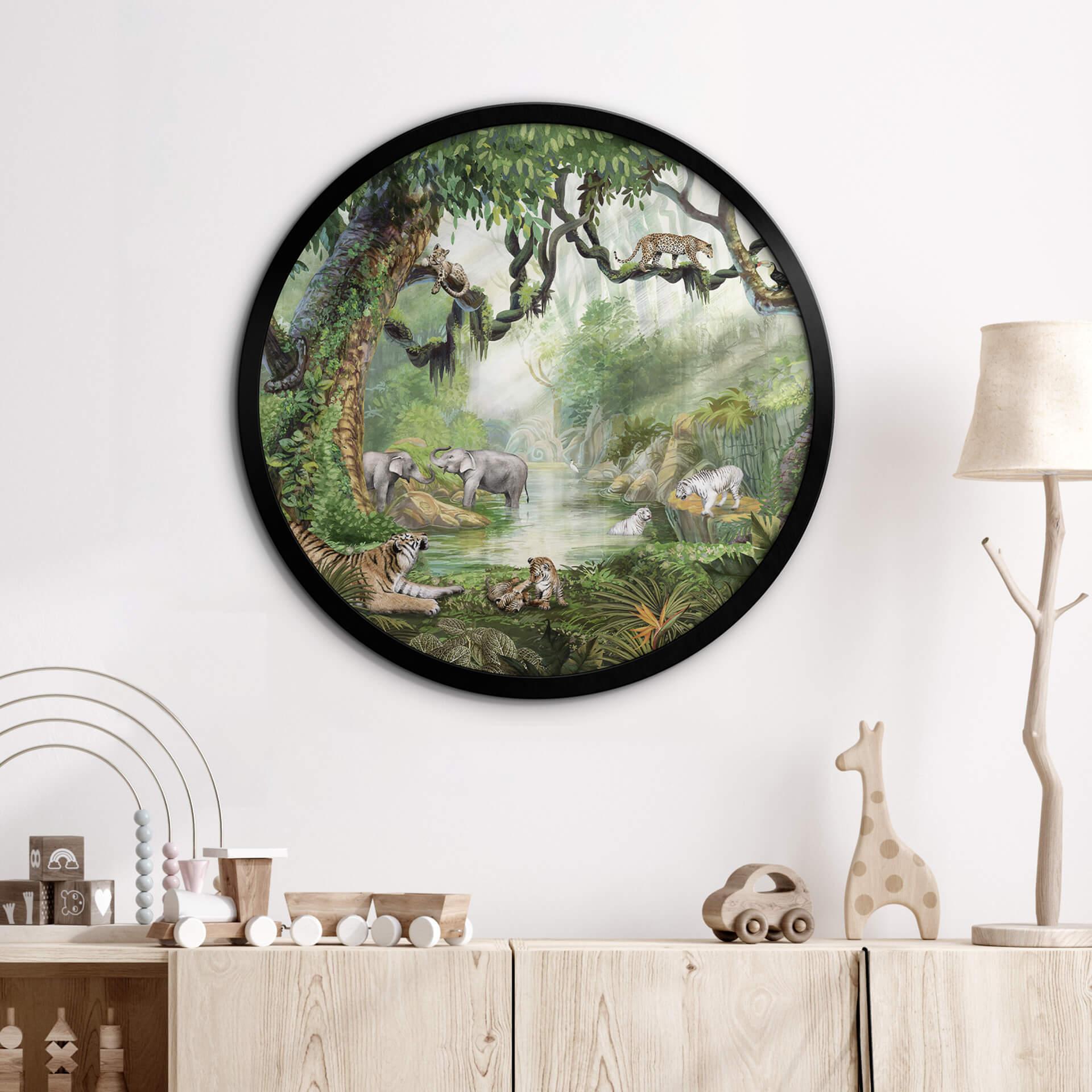 Póster Kikki Belle - Jungle Cats - Redondo