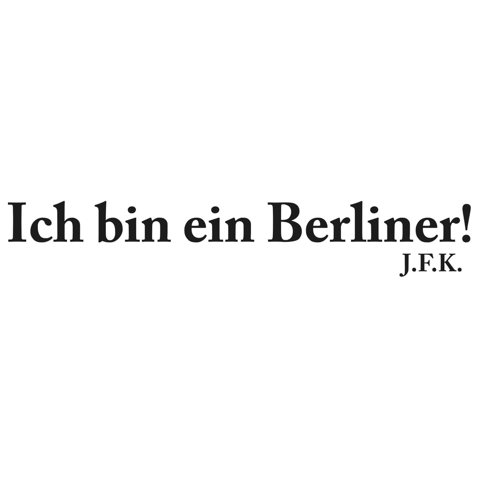 Ich bin ein Berliner!