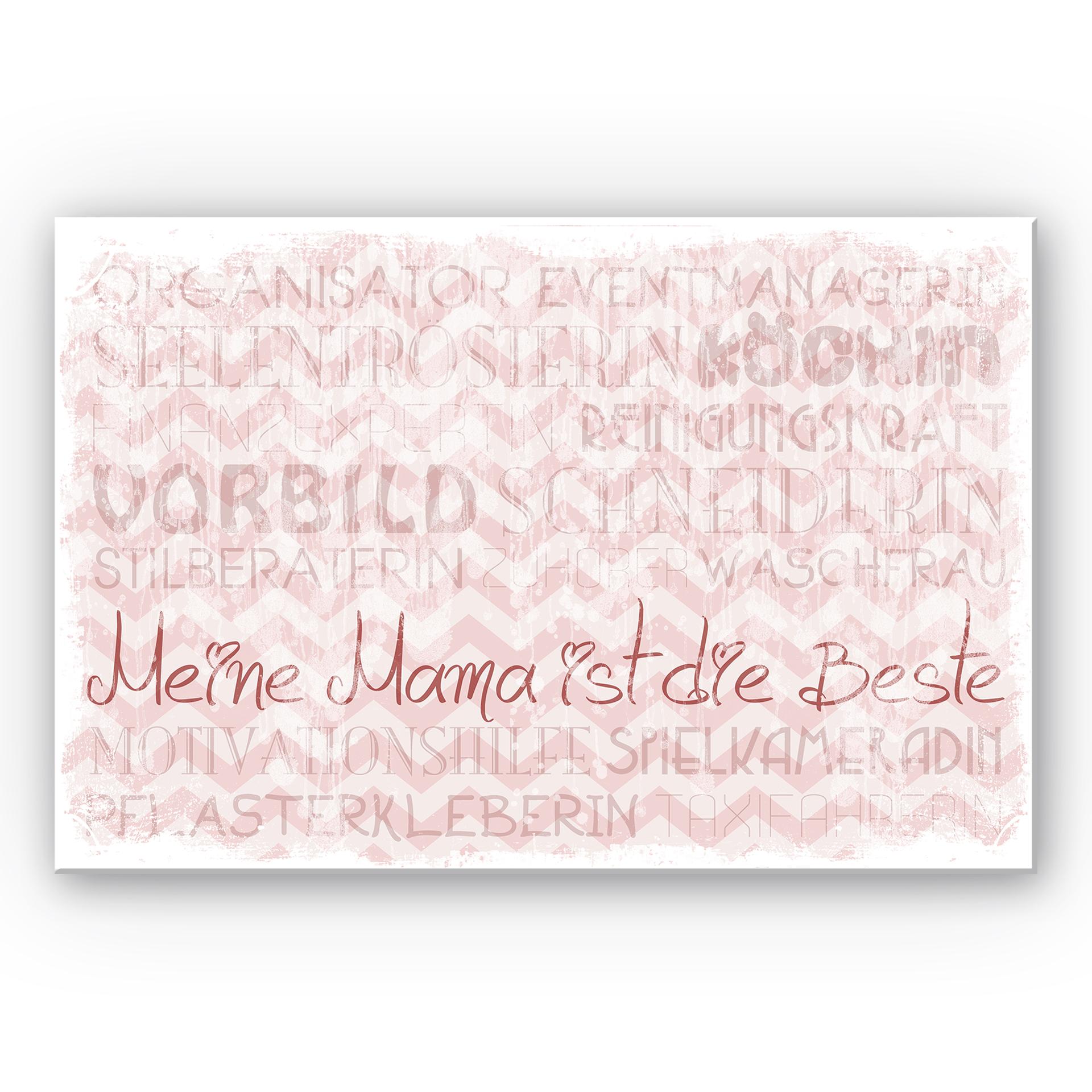 Wandbild Meine Mama ist die Beste