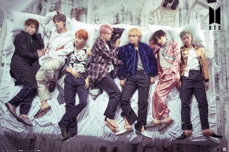 Music Poster BTS - Bed 91,5x61 cm