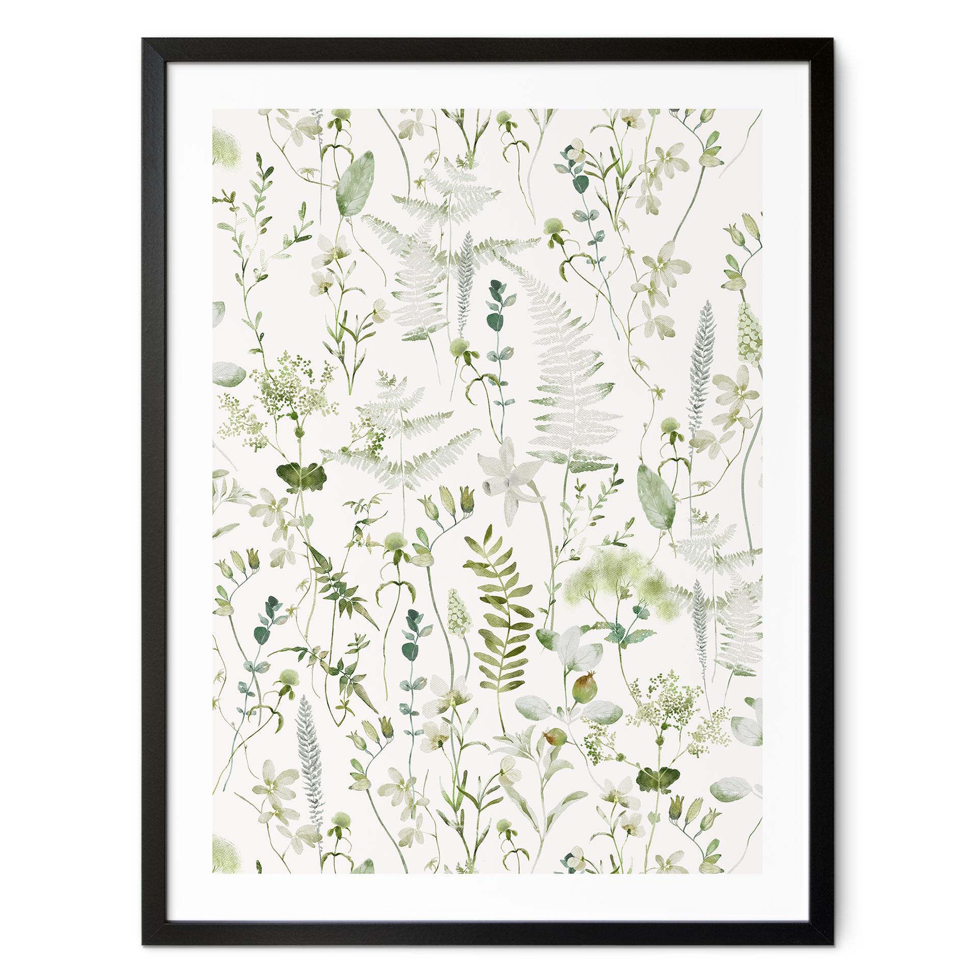 Poster med örter och vildblommor - UN Designs