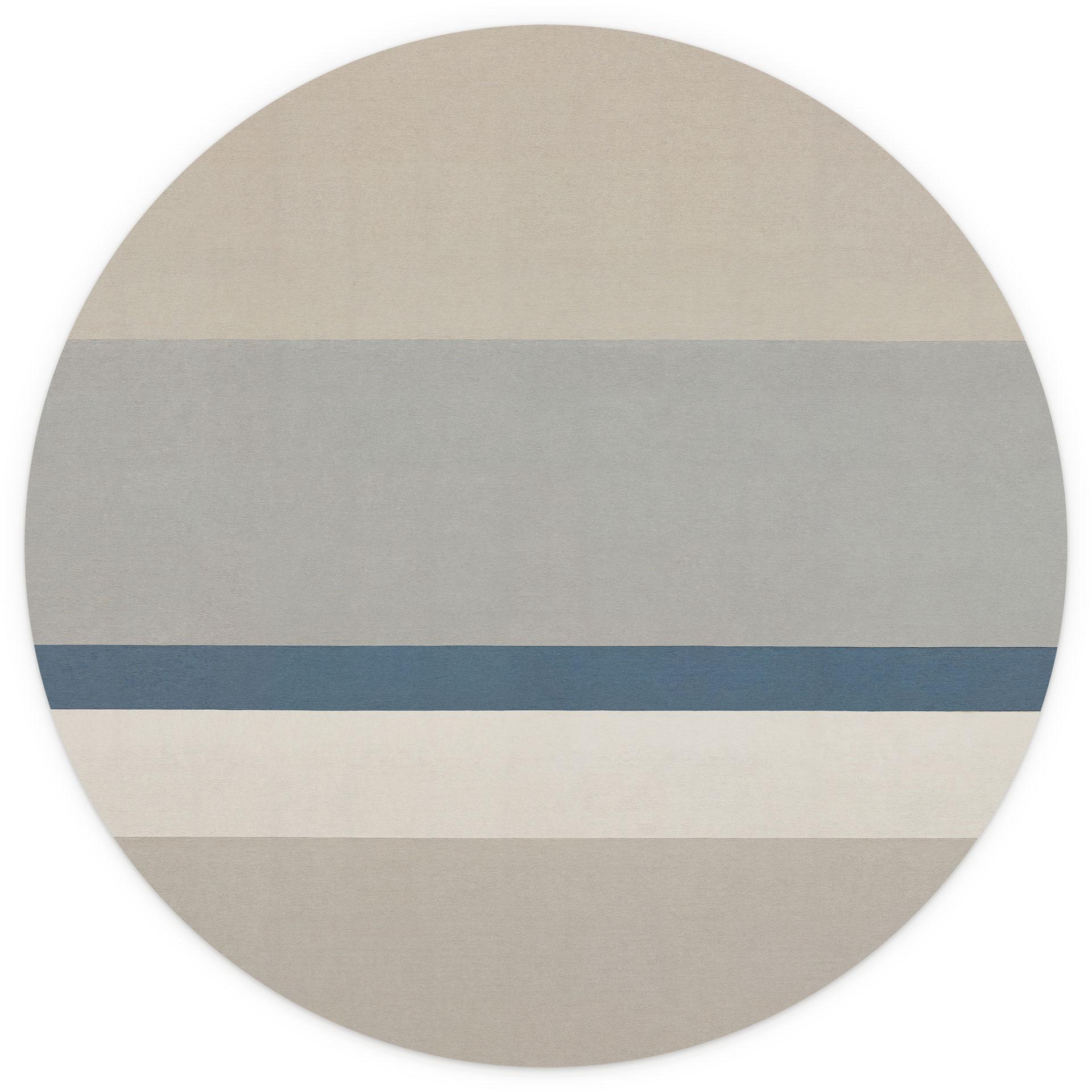 Fotobehang Agnes Balance - Horizontale strepen - Sir Edward x Grigory Gladarev - Rond