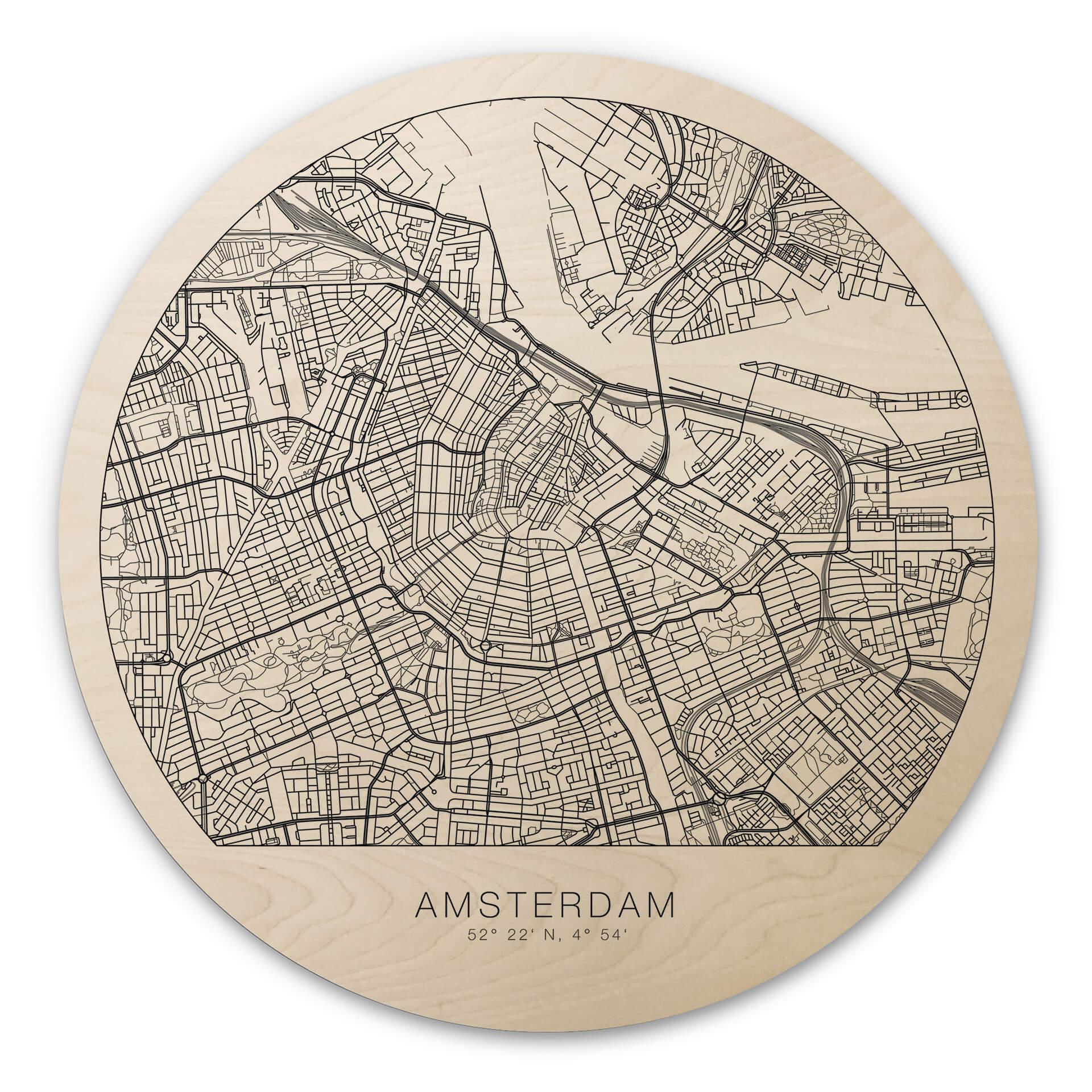 Billede af træ over Amsterdam - Rundt
