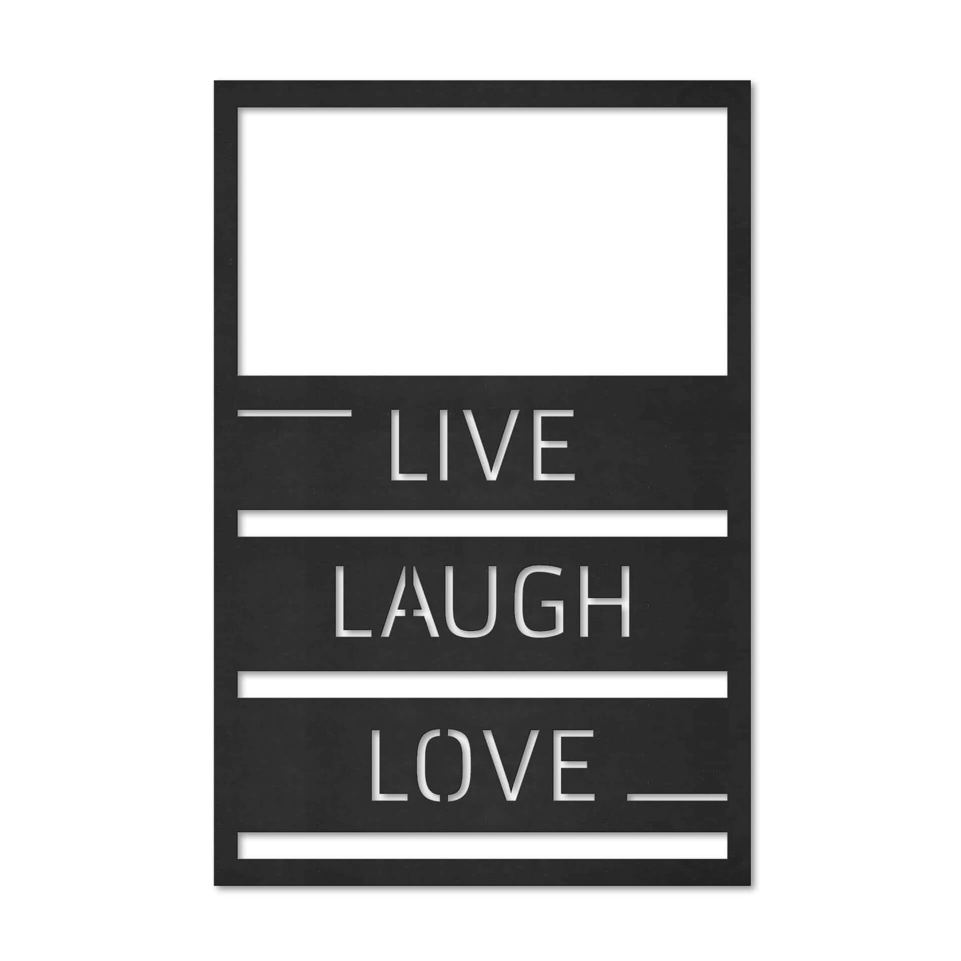 MDF - Decoración en madera Live Laugh Love