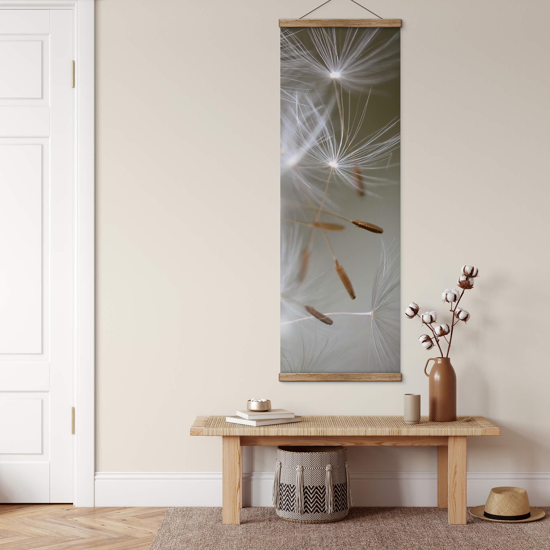 Delgado Tekstil plakat - Mælkebøtte i flugt
